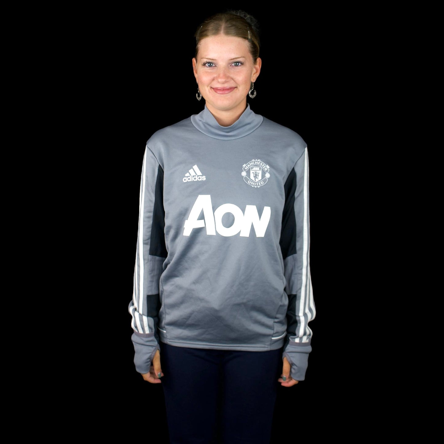 Fussballpullover - Manchester United - Training - S - adidas