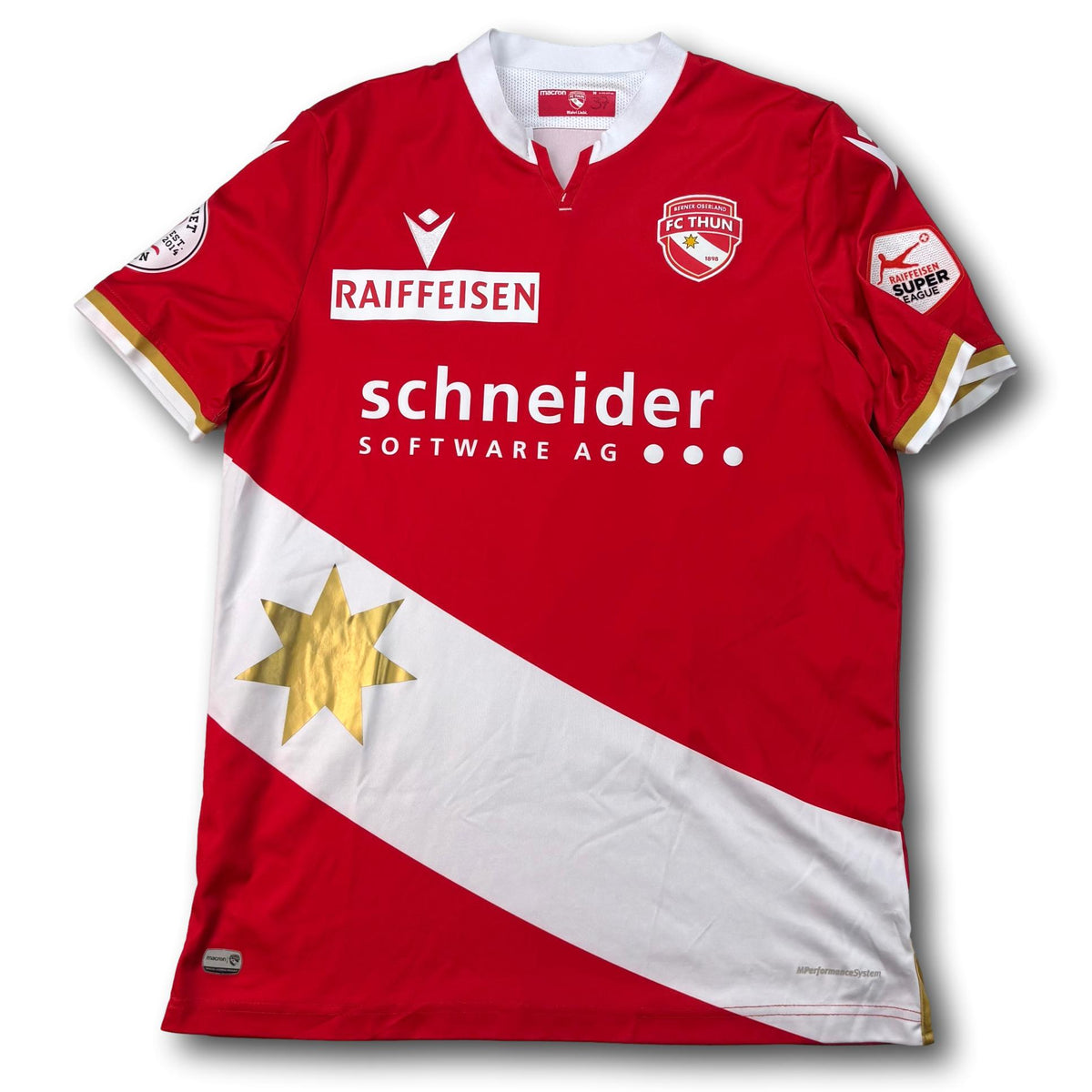 FC Thun - 2019-20 - Match-worn - Home - M - Macron - Salanovic #37