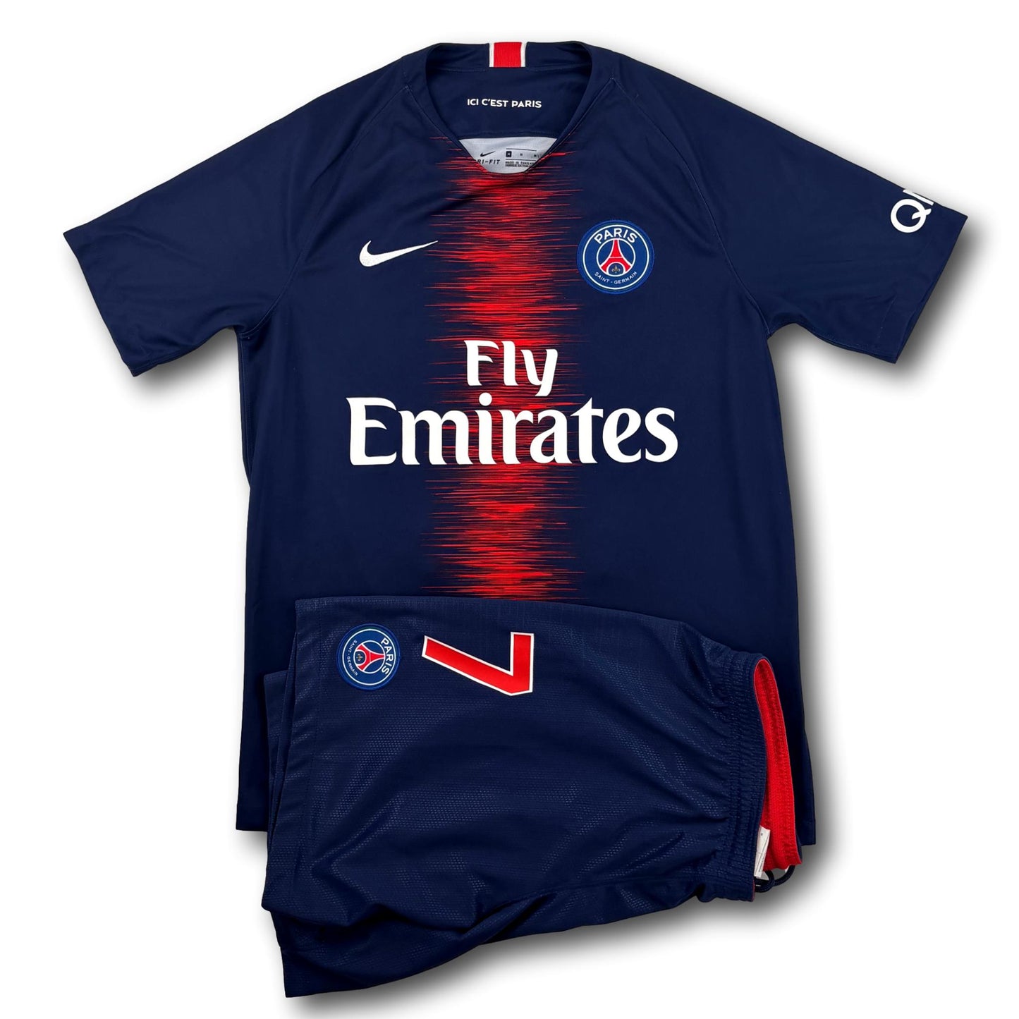 Paris Saint-Germain - 2018-19 - Domicile - Homme - Nike - Mbappé #7 - short inclus