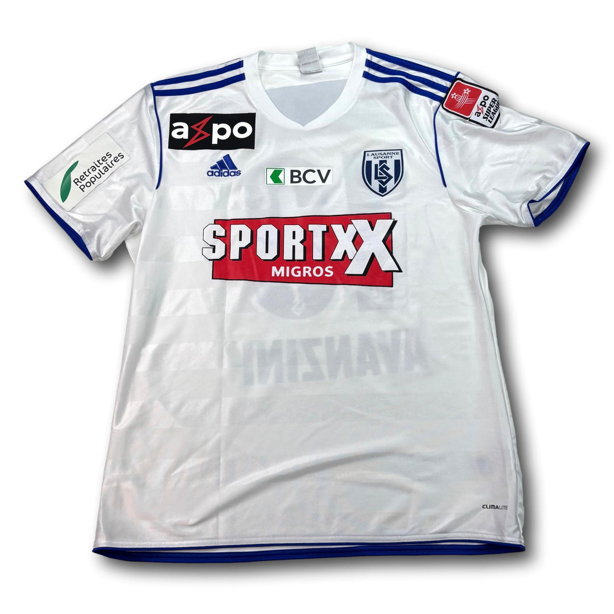 FC Lausanne-Sport - 2011-12 - Match-worn - Home - L - adidas - Avanzini #13