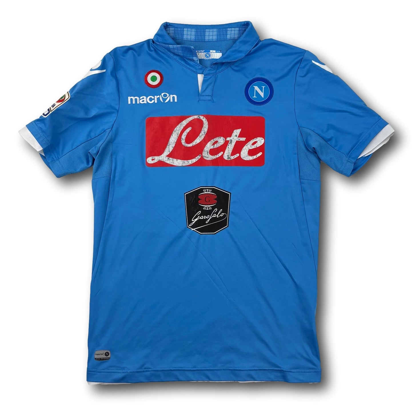 SSC Napoli - 2013-14 - Matchworn - Heim - L - Macron - Inler #88