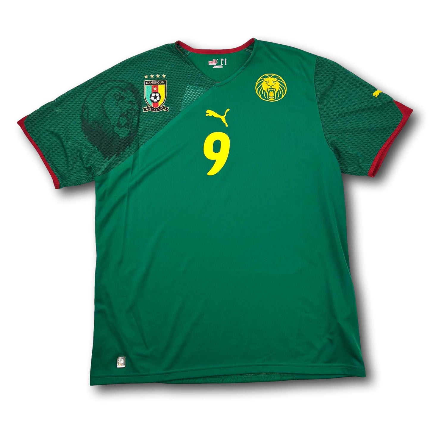 Cameroon - 2010-11 - Home - XL - Puma - Eto'o #9