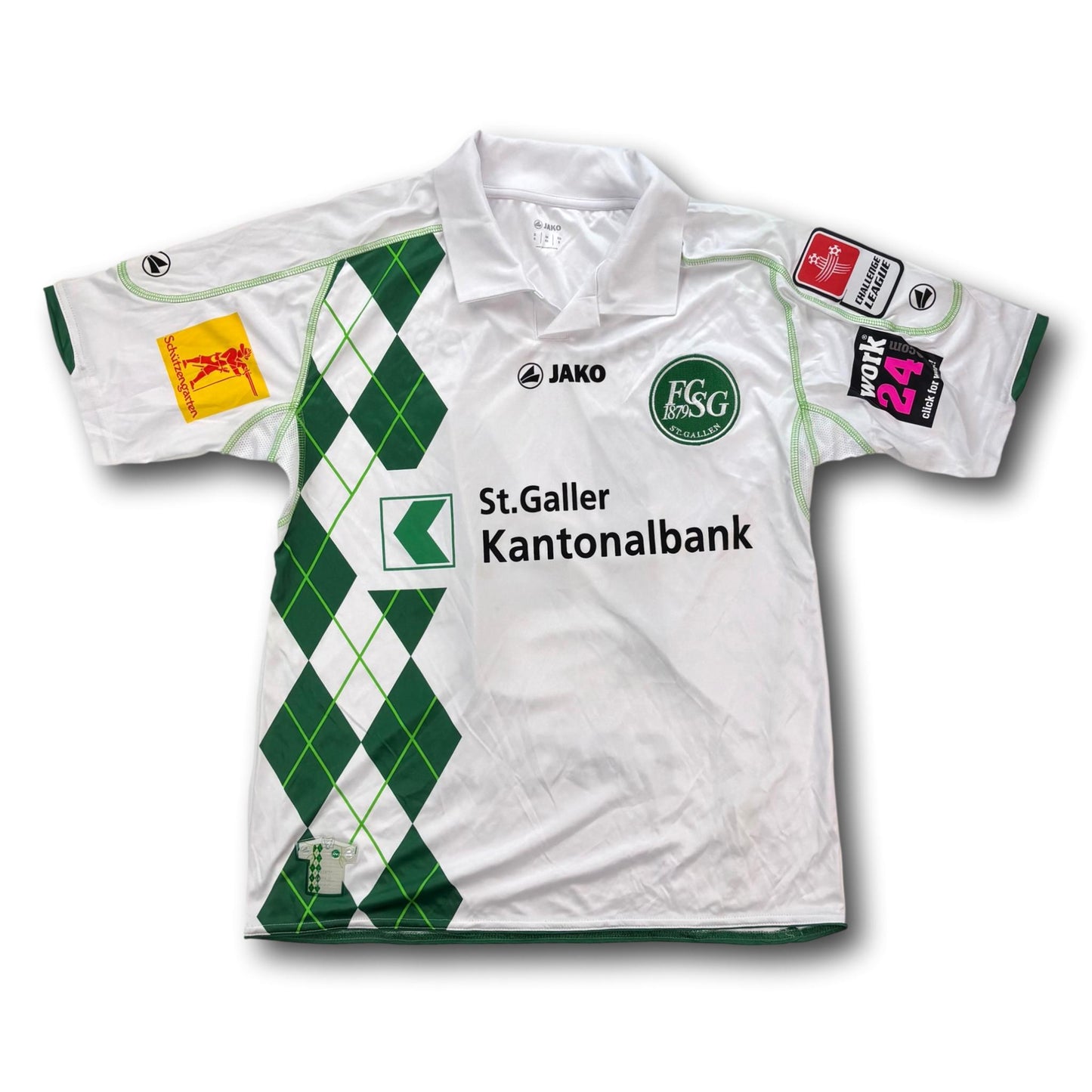 FC St. Gallen - 2011-12 - Matchprepared - Away - S - Jako - Cokicli #14 - signed