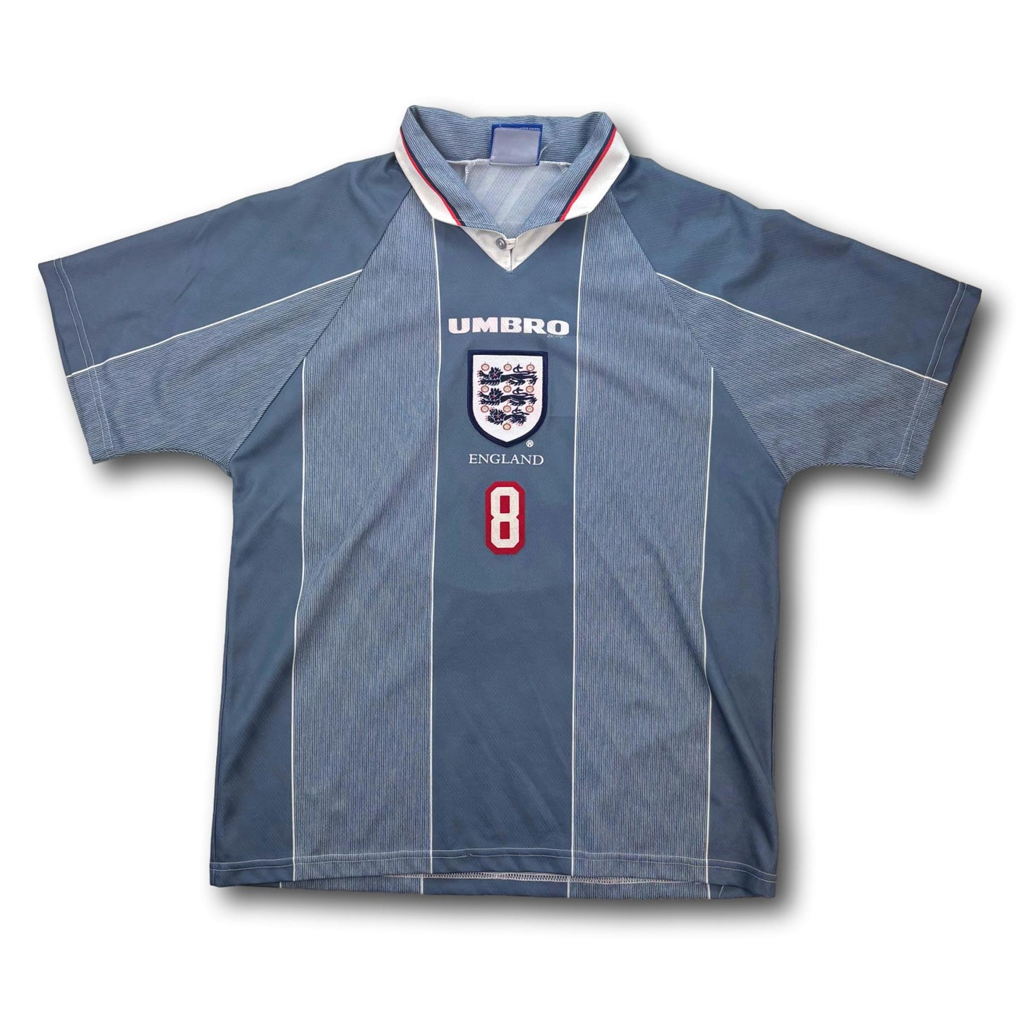 Angleterre - 1996-97 - Extérieur - G - Umbro - Gascoigne #8