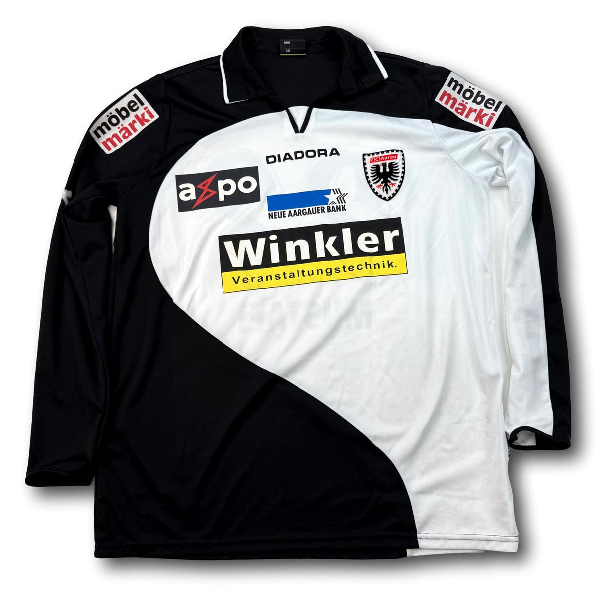 FC Aarau - 2009-10 - Matchworn - Heim - XL - Diadora - Mustafi #22