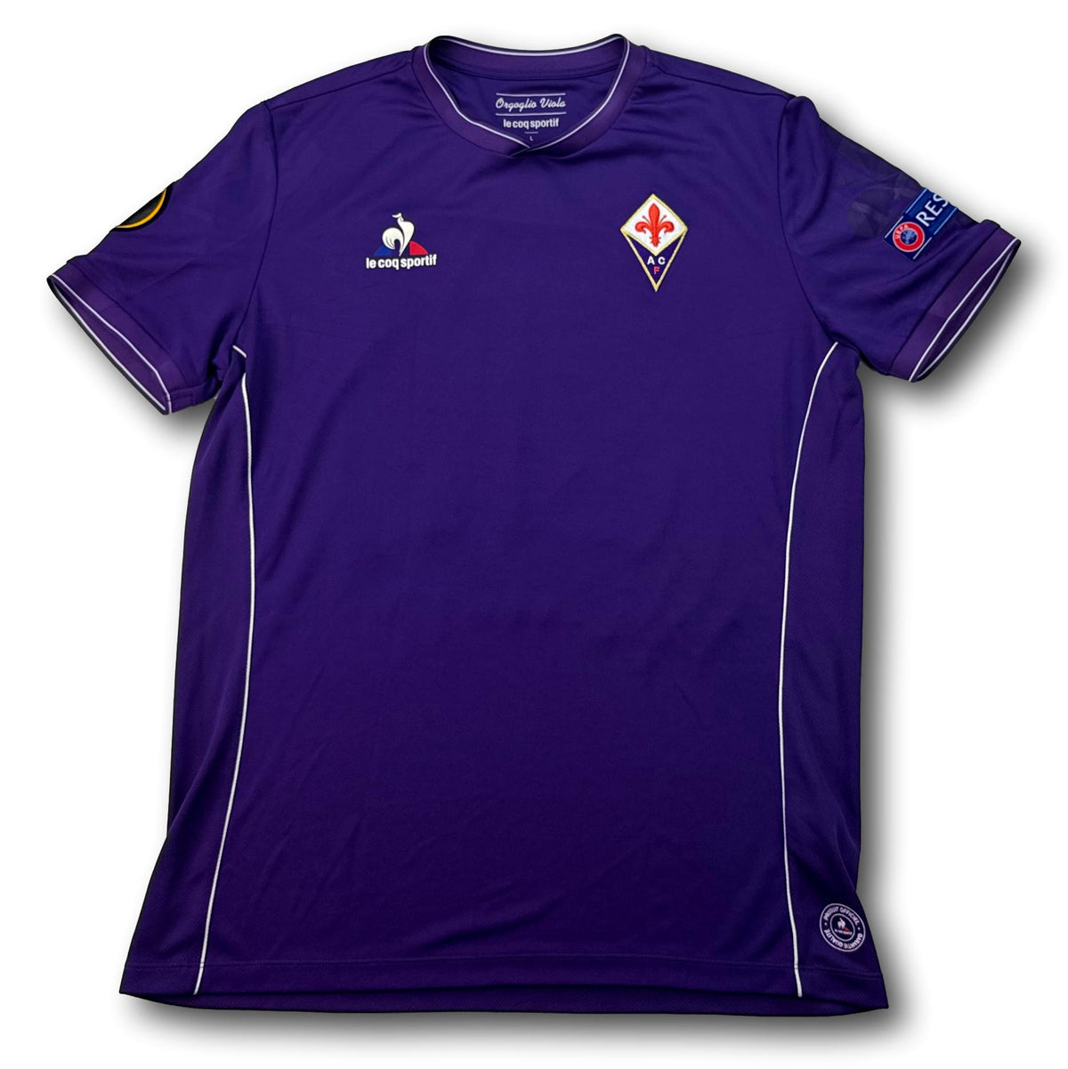 ACF Fiorentina - 2015-16 - Matchworn - Heim - L - Le Coq Sportif - Babacar #30