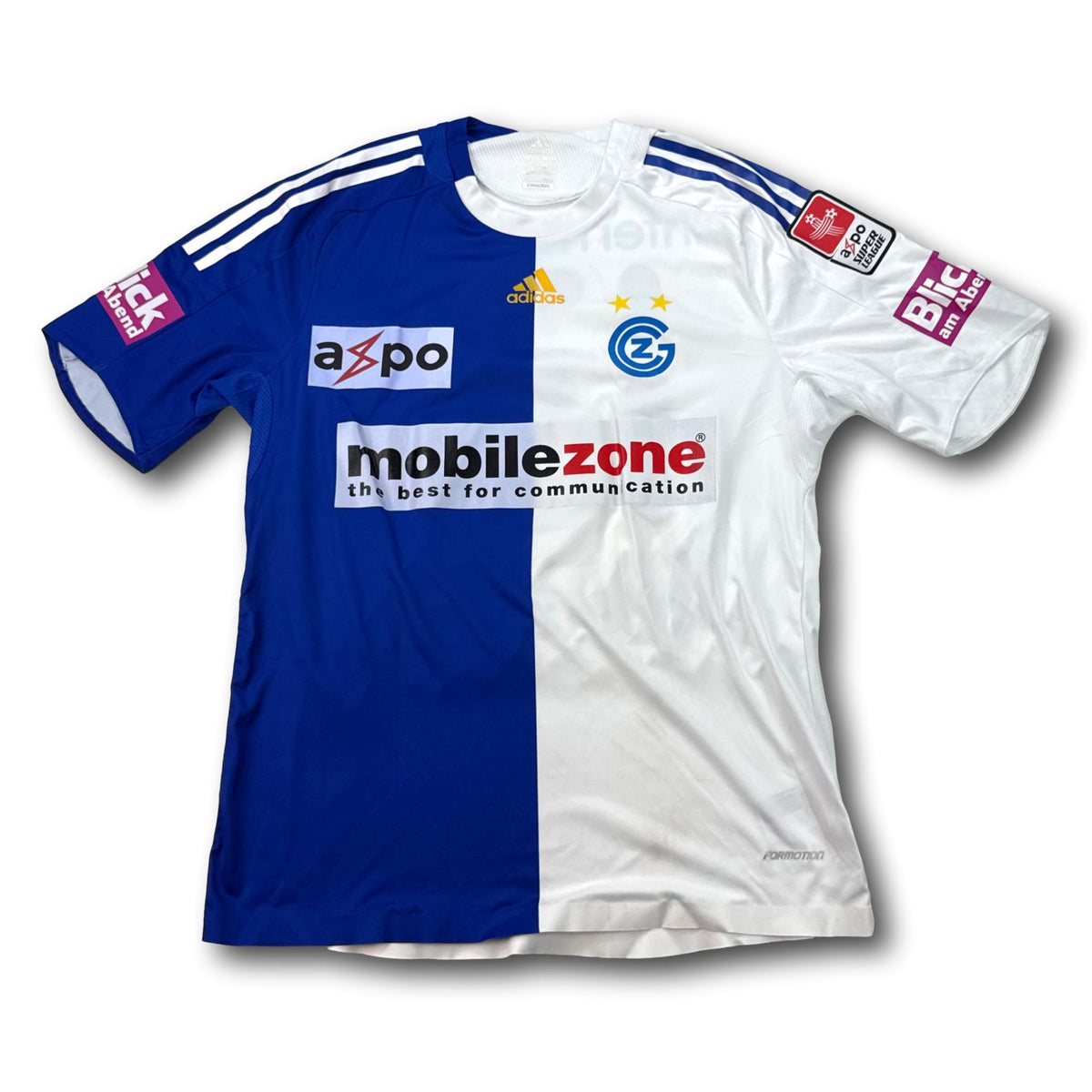 GC Zürich - 2008-09 - Matchworn - Heim - L - adidas - Khalifa #13