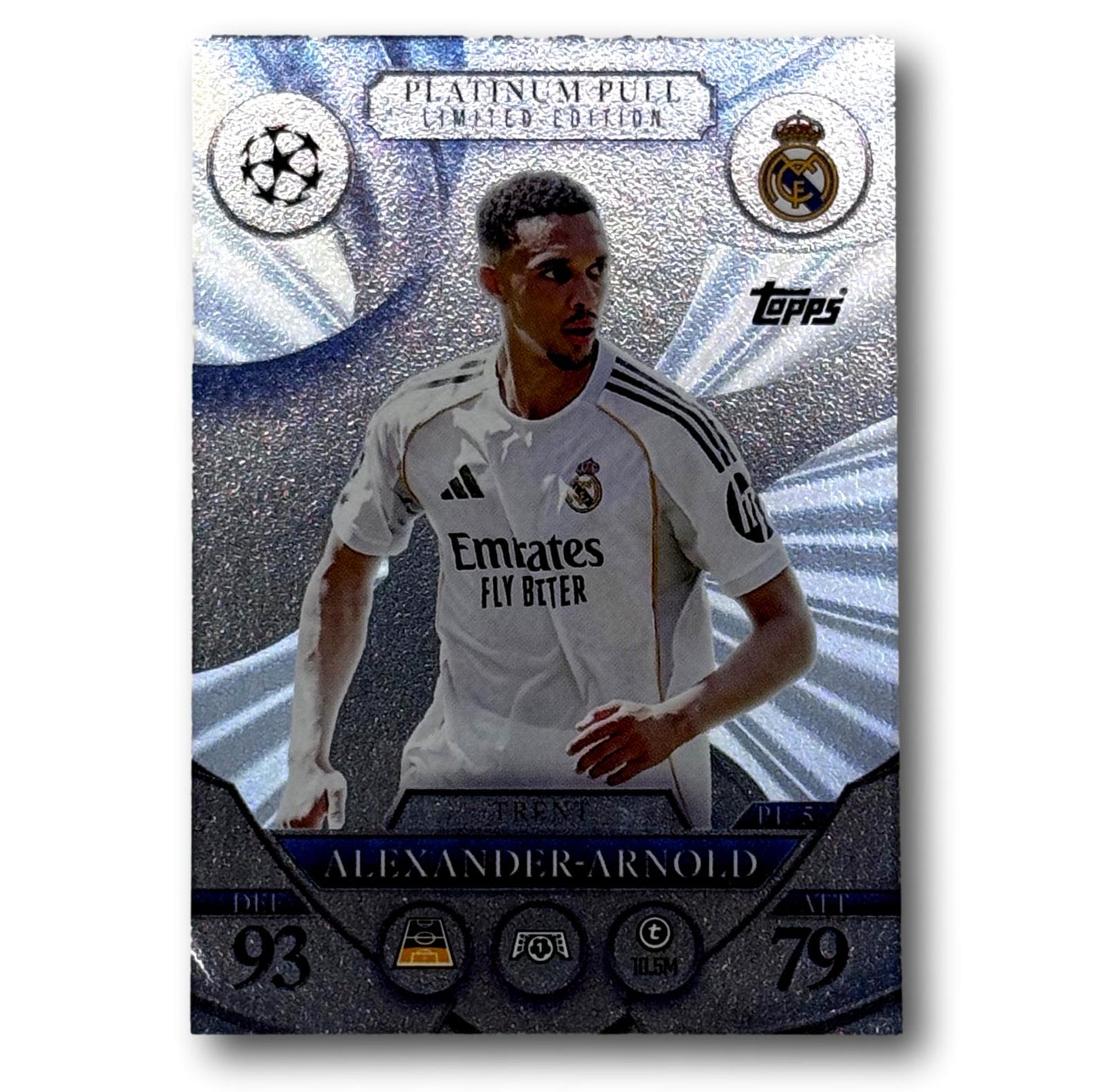 Topps Match Attax 2025/26 - Platinum Pull Limited Edition - Trent Alexander-Arnold