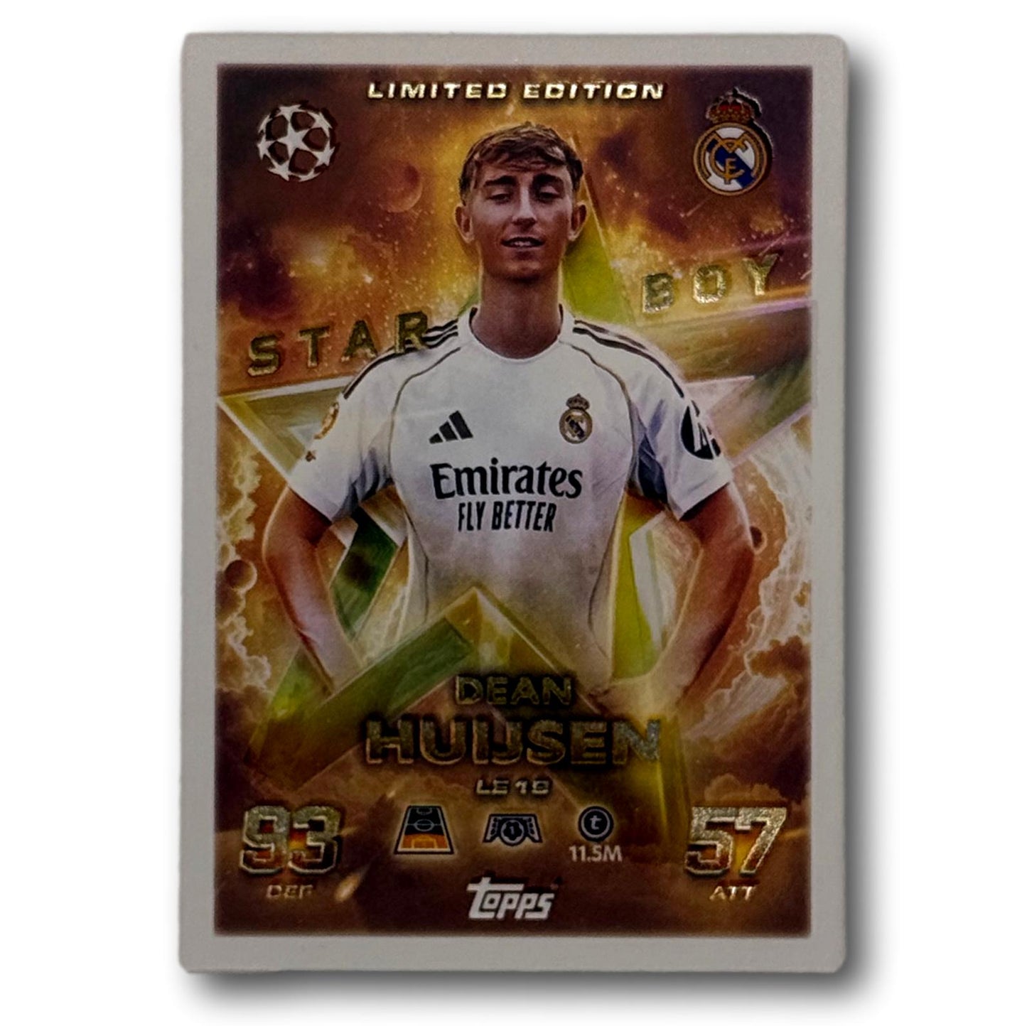 Topps Match Attax 2025/26 - Star Boy Édition Limitée - Dean Huijsen