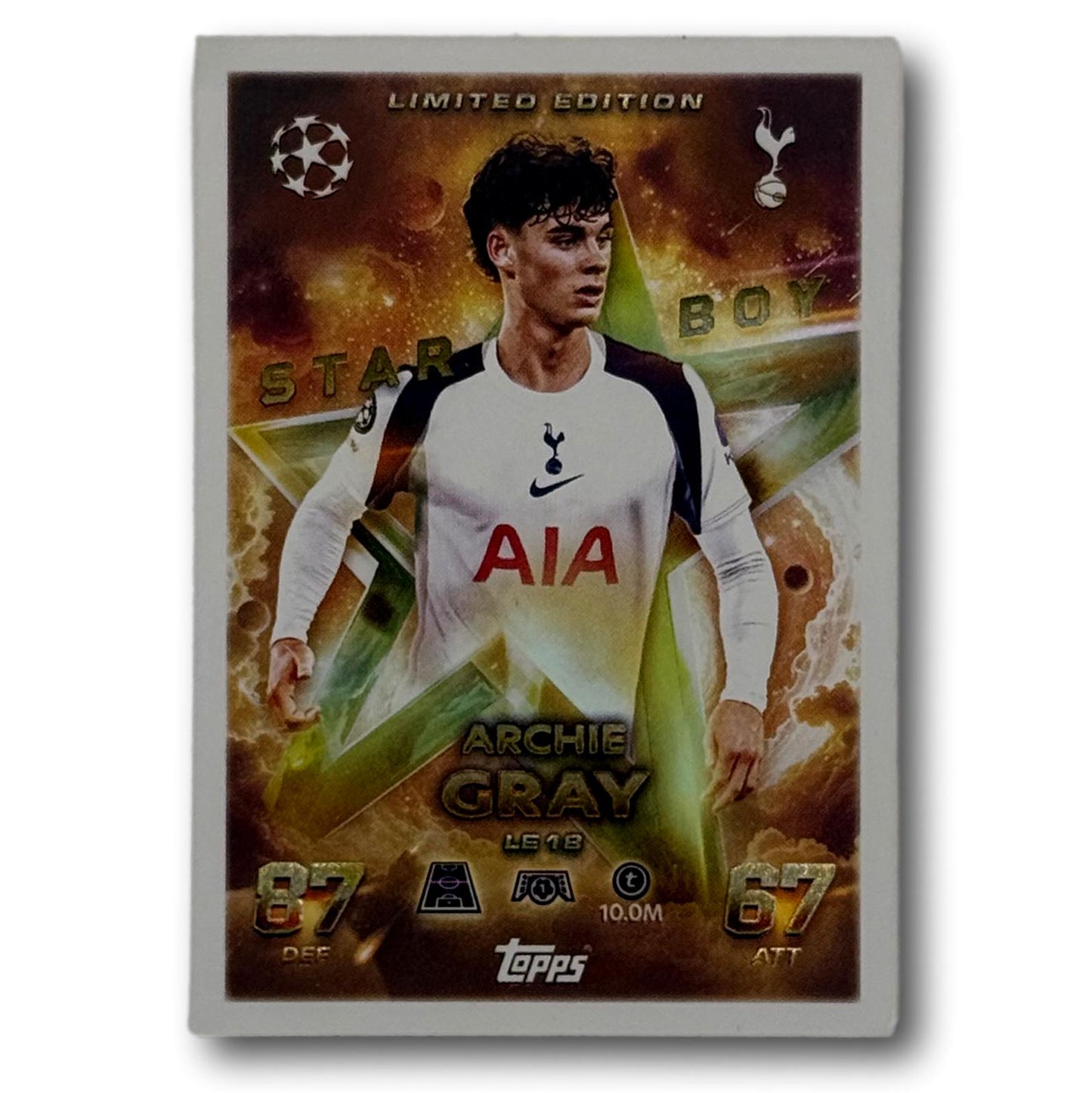 Topps Match Attax 2025/26 - Star Boy Limited Edition - Archie Gray