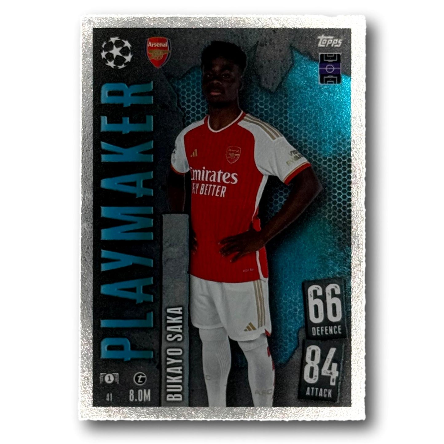 Topps Match Attax 2023/24 - Meneur de jeu - Bukayo Saka