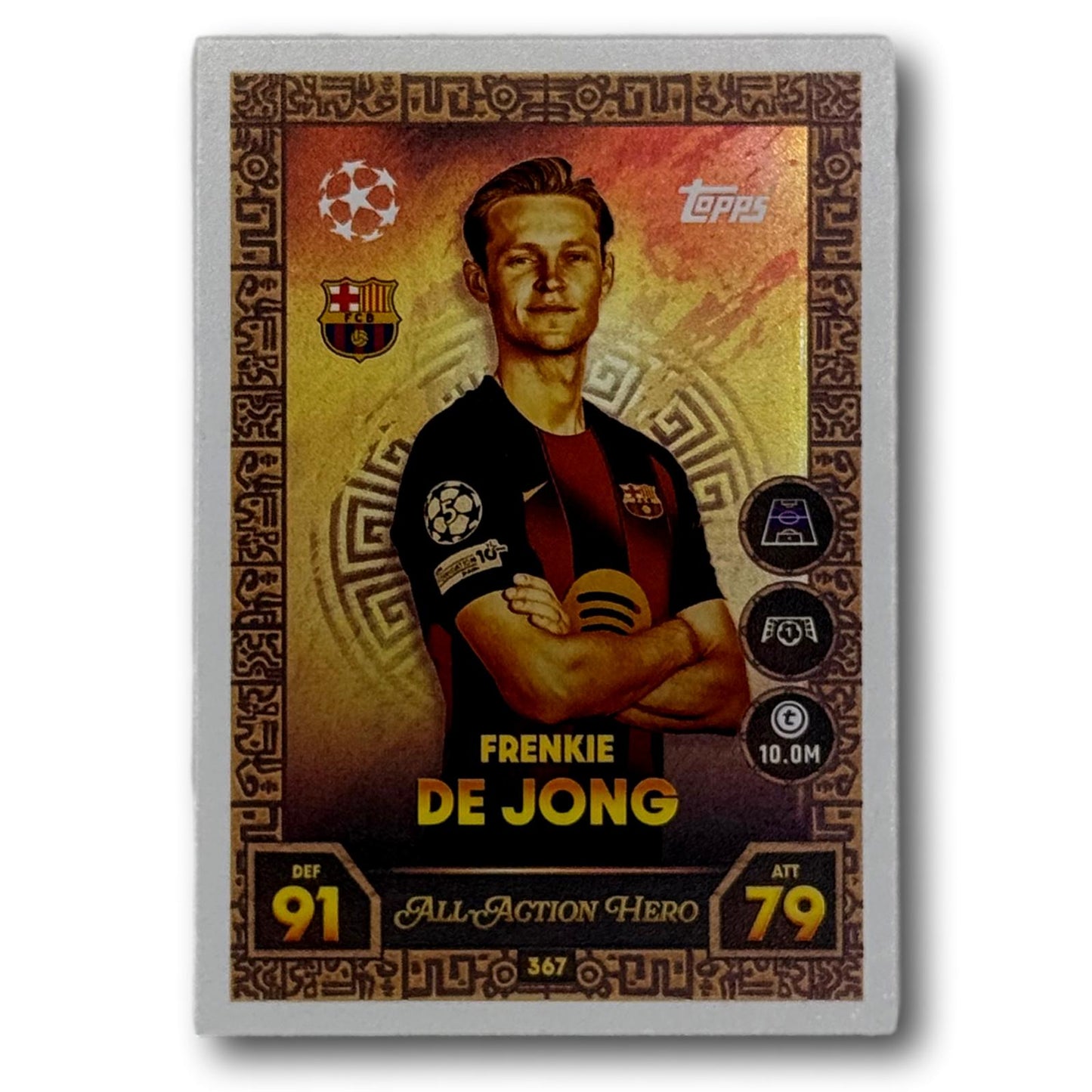 Topps Match Attax 2025/26 - Héros All Action - Frenkie de Jong
