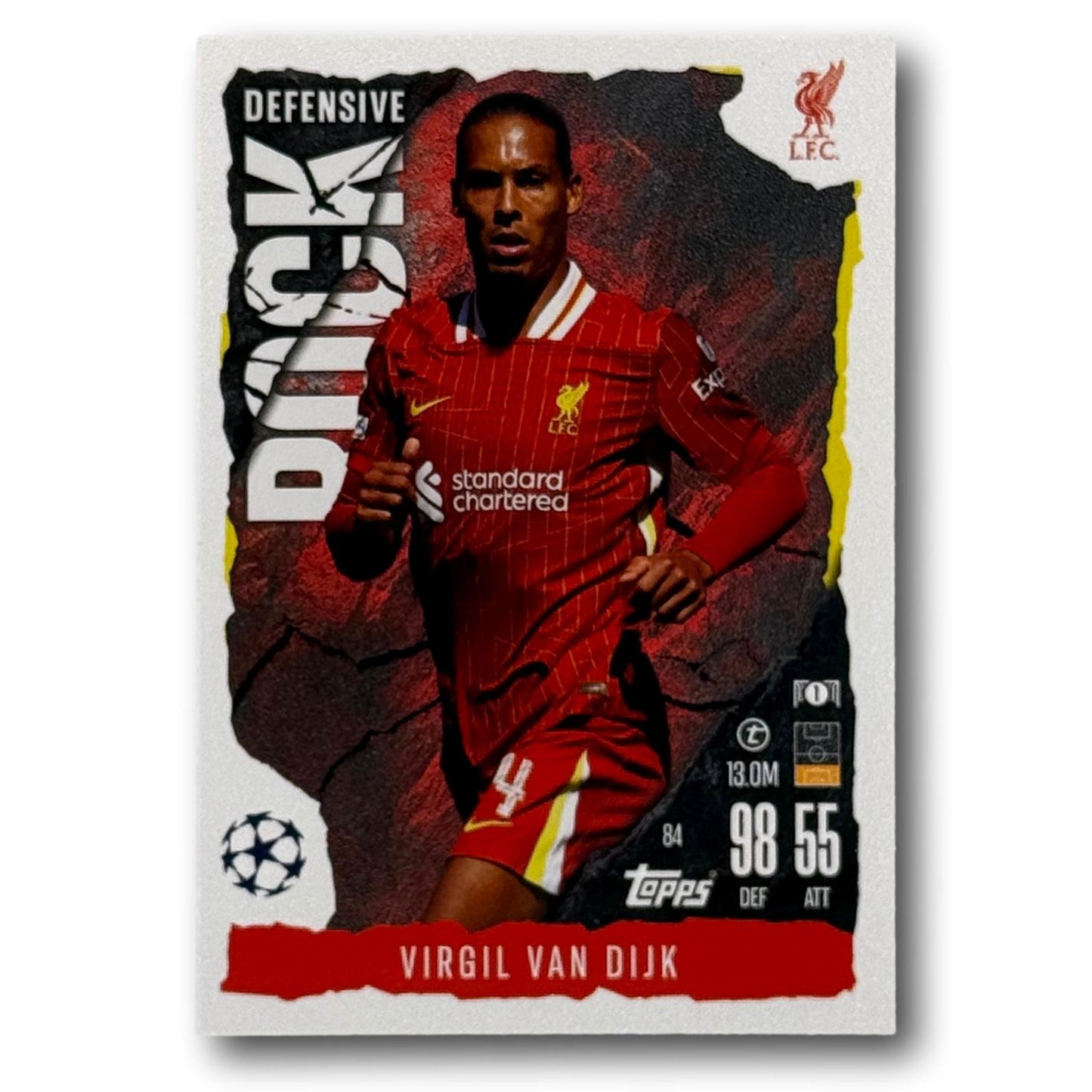 Topps Match Attax 2024/25 - Defensive Rock - Virgil van Dijk