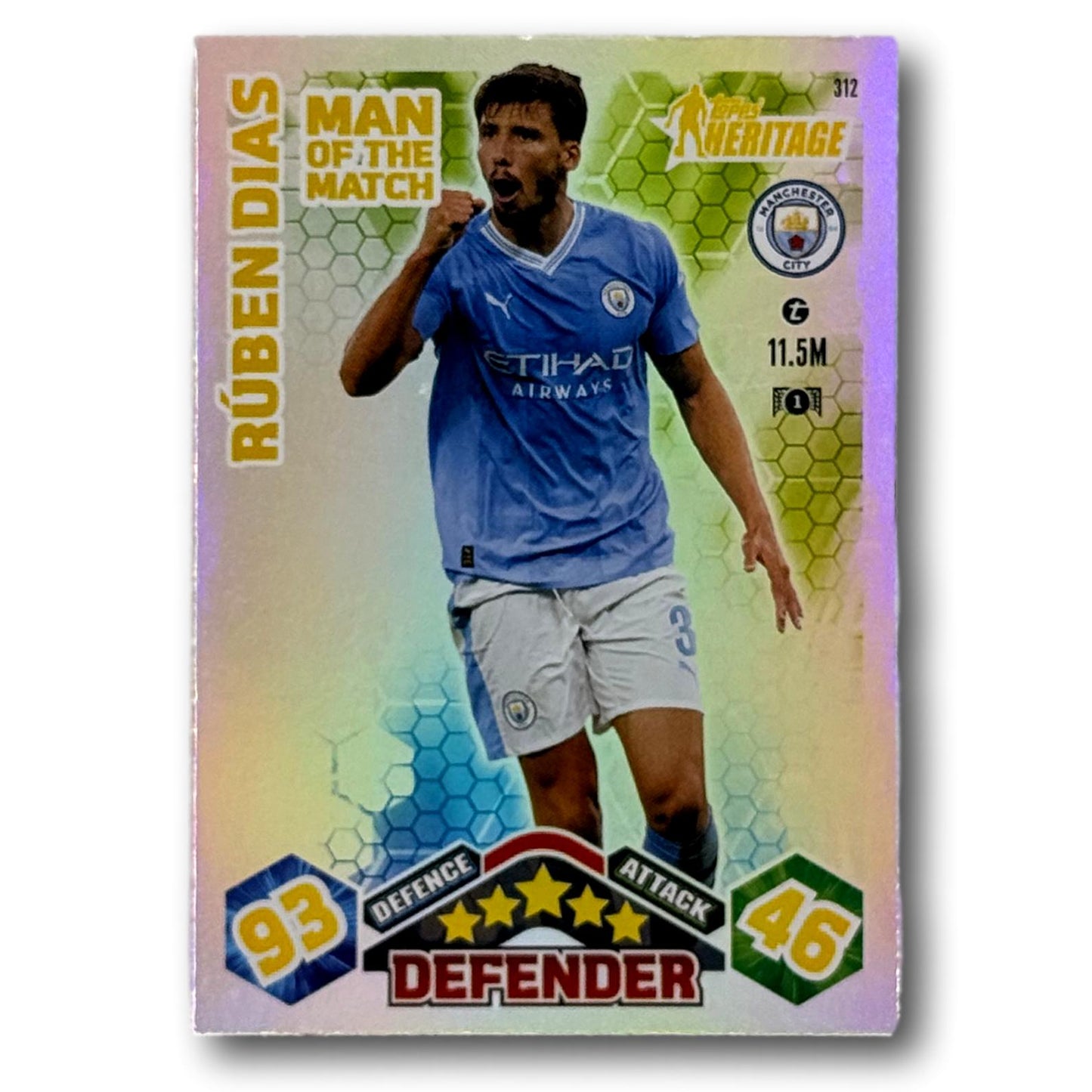 Topps Match Attax 2023/24 - Man of the Match - Rúben Dias