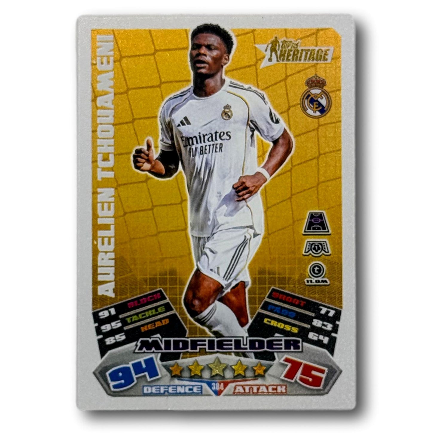 Topps Match Attax 2025/26 - Midfielder - Aurélien Tchouaméni
