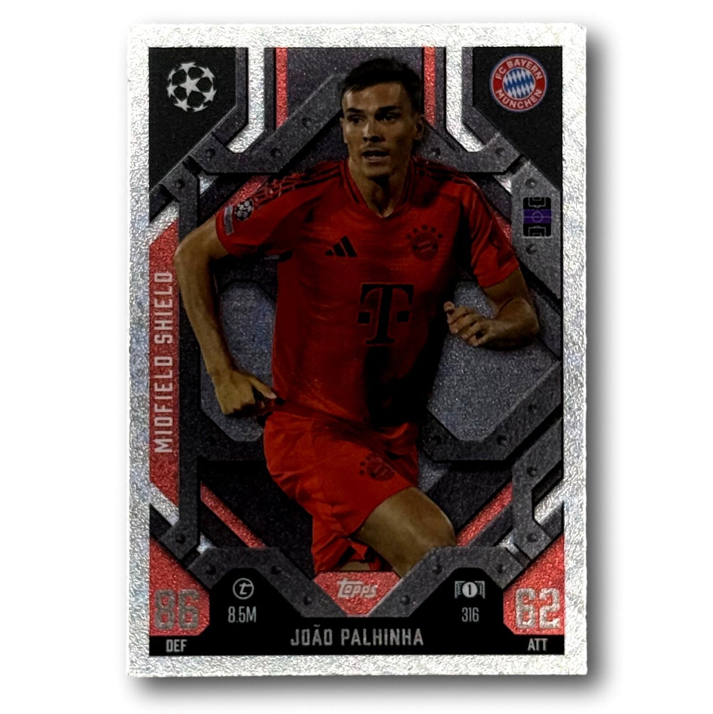 Topps Match Attax 2024/25 - Bouclier Milieu - Joao Palhinha