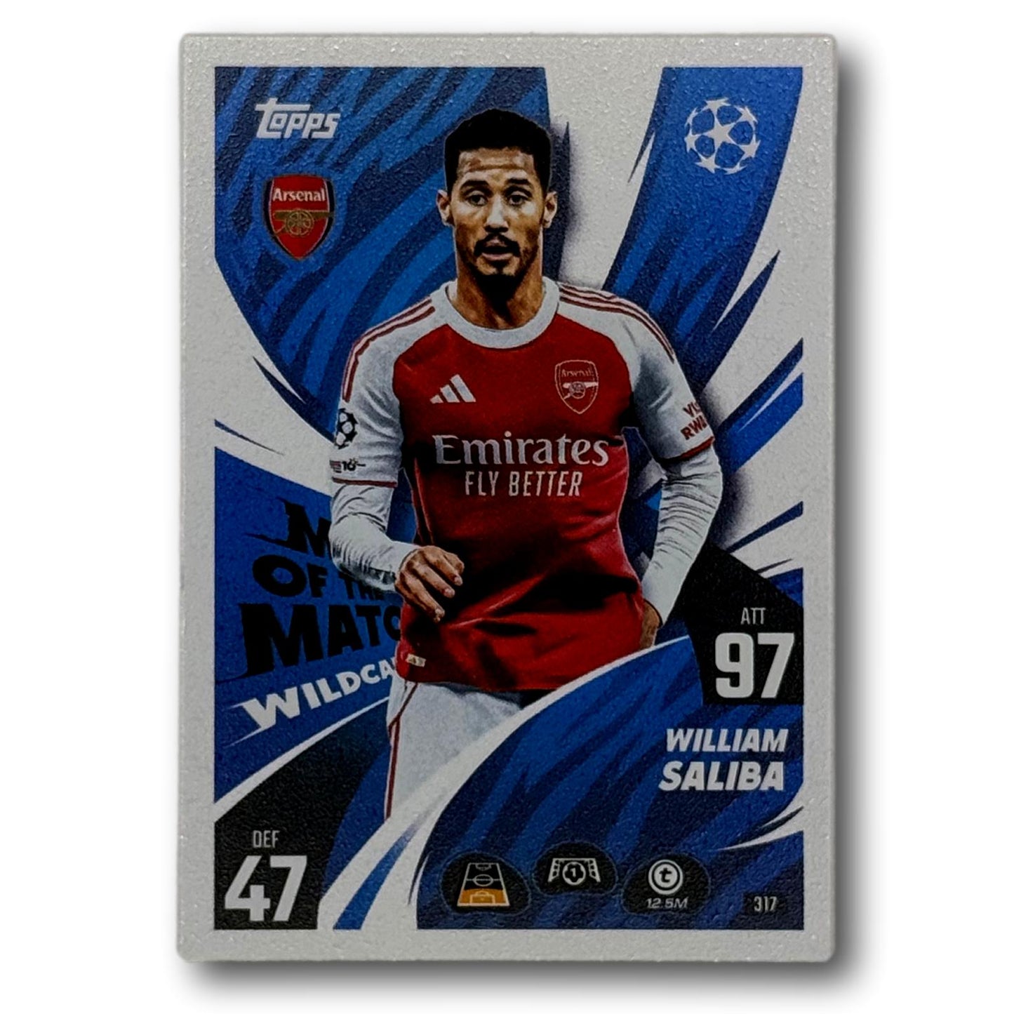 Topps Match Attax 2025/26 - Man of the Match - William Saliba