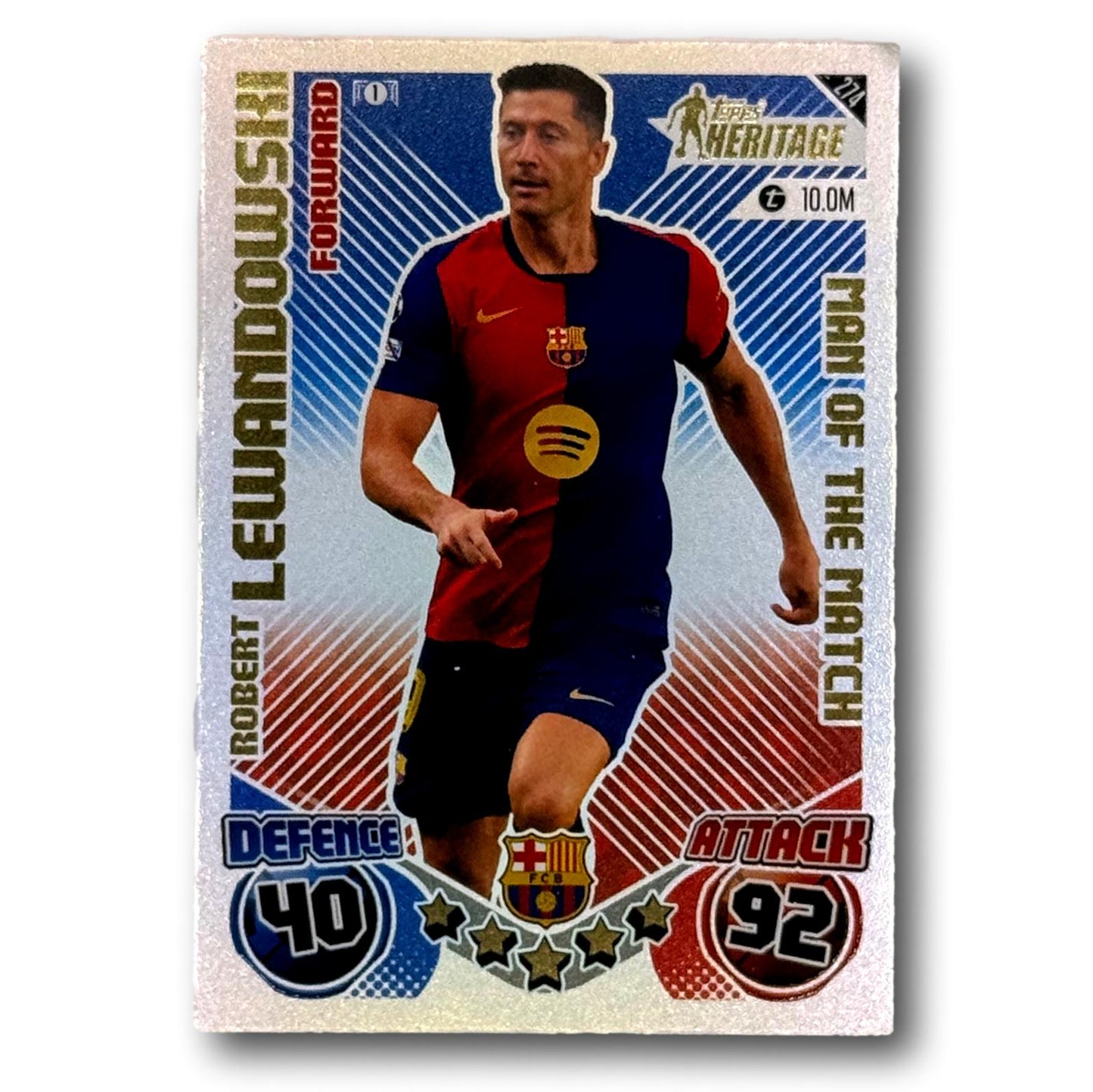 Topps Match Attax 2023/24 - Homme du match - Robert Lewandowski