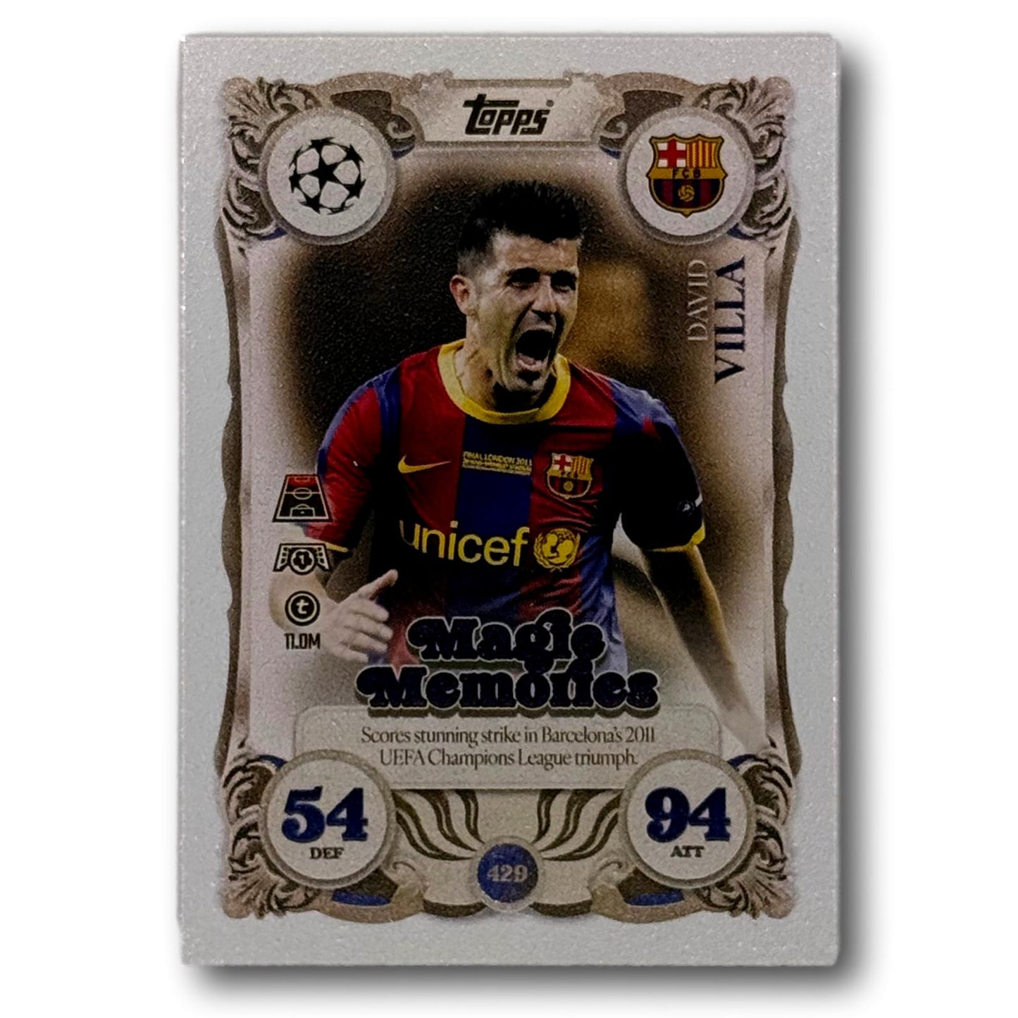 Topps Match Attax 2025/26 - Magic Memories - David Villa