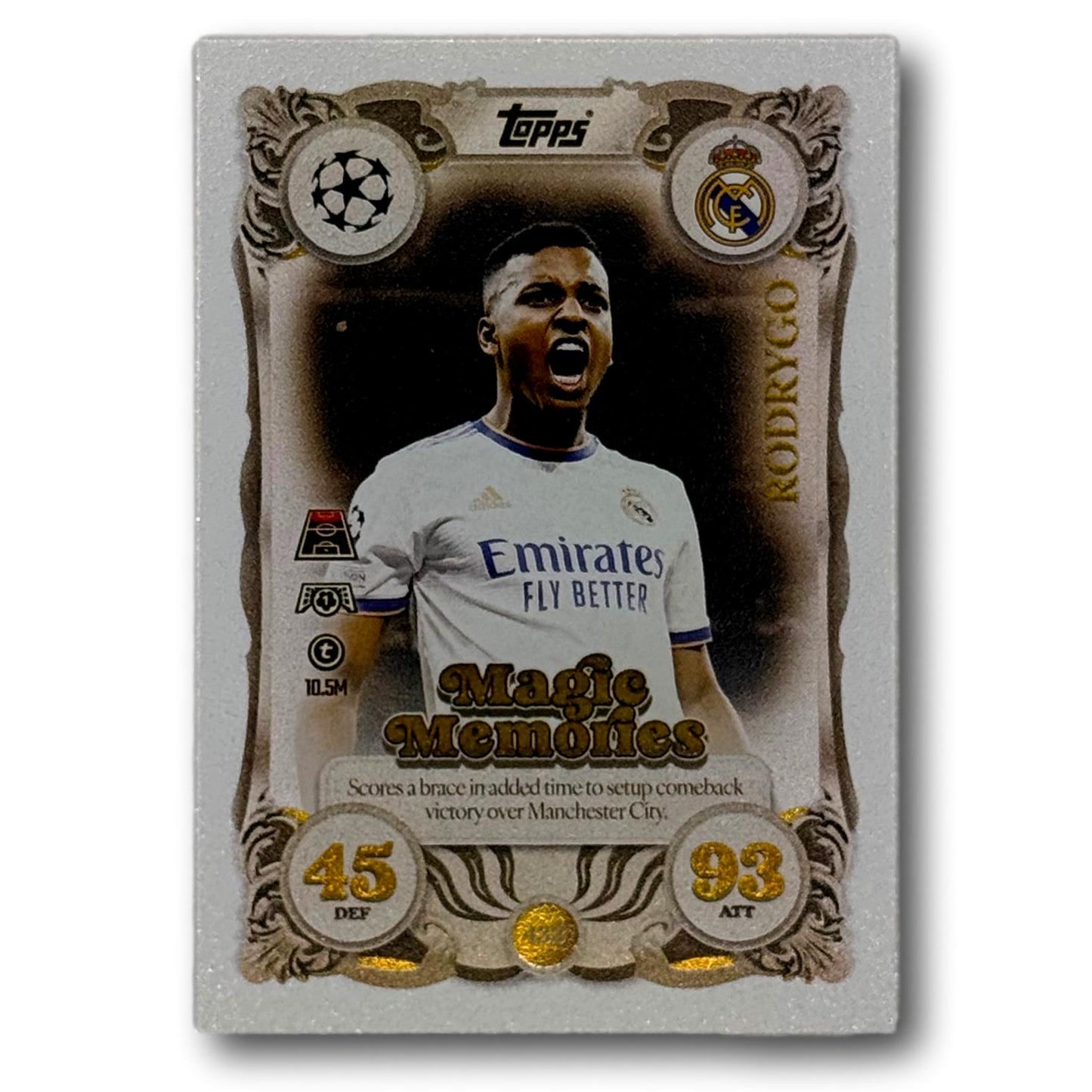 Topps Match Attax 2025/26 - Souvenirs Magiques - Rodrygo