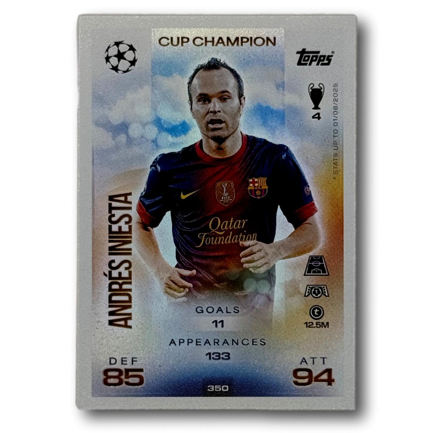 Topps Match Attax 2025/26 - Cup Champion - Andres Iniesta