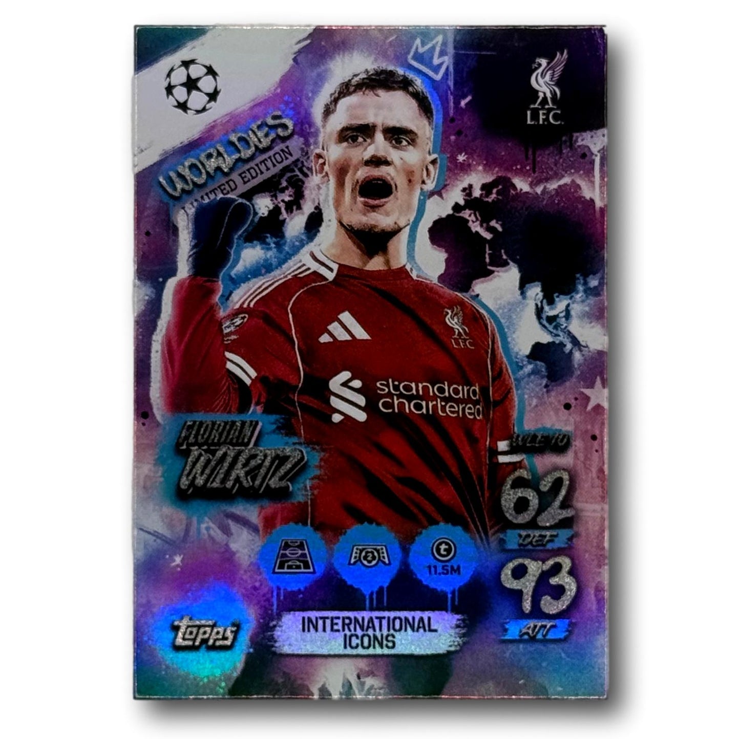 Topps Match Attax 2025/26 - Édition limitée Worldies - Florian Wirtz