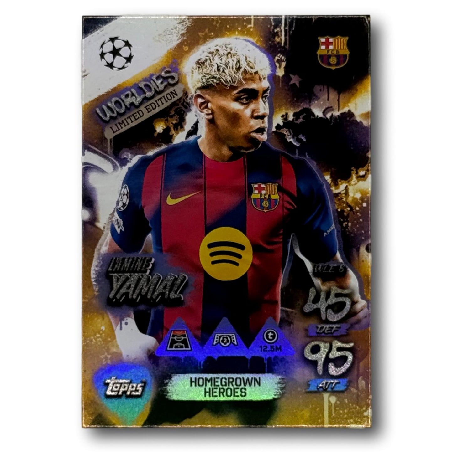 Topps Match Attax 2025/26 - Édition limitée Worldies - Lamine Yamal