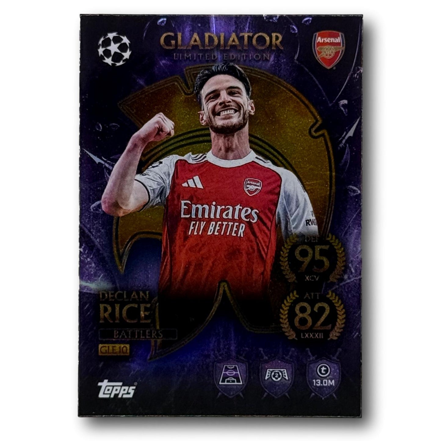 Topps Match Attax 2025/26 - Gladiator Limited Edition - Declan Rice