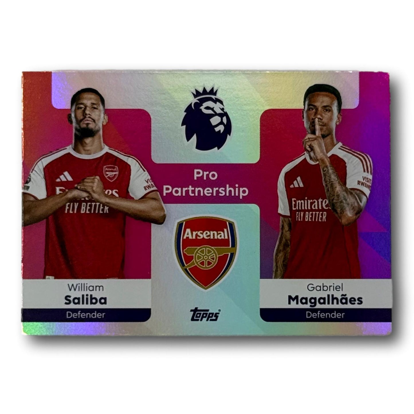 Topps Premier League 2025/26 - Pro Partnership - William Saliba / Gabriel Magalhães