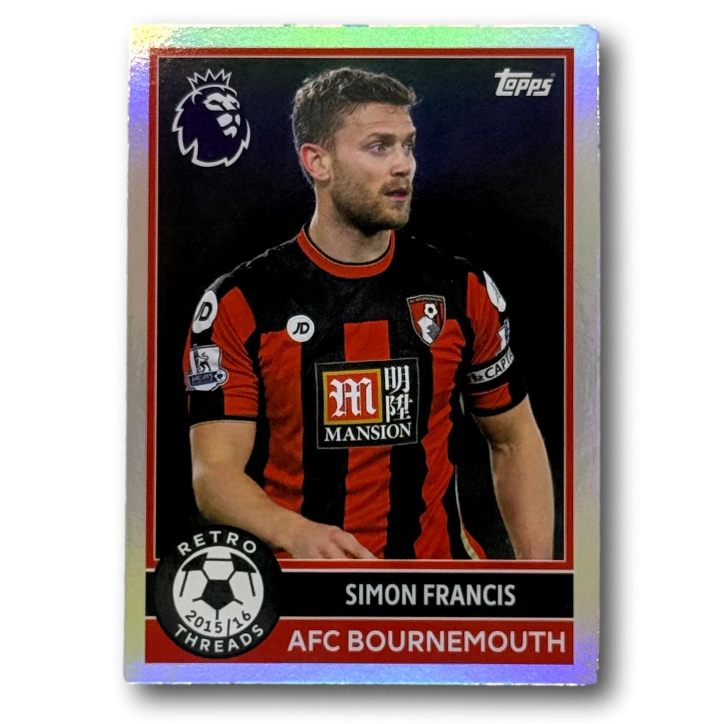 Topps Premier League 2025/26 - Retro Threads - Simon Francis
