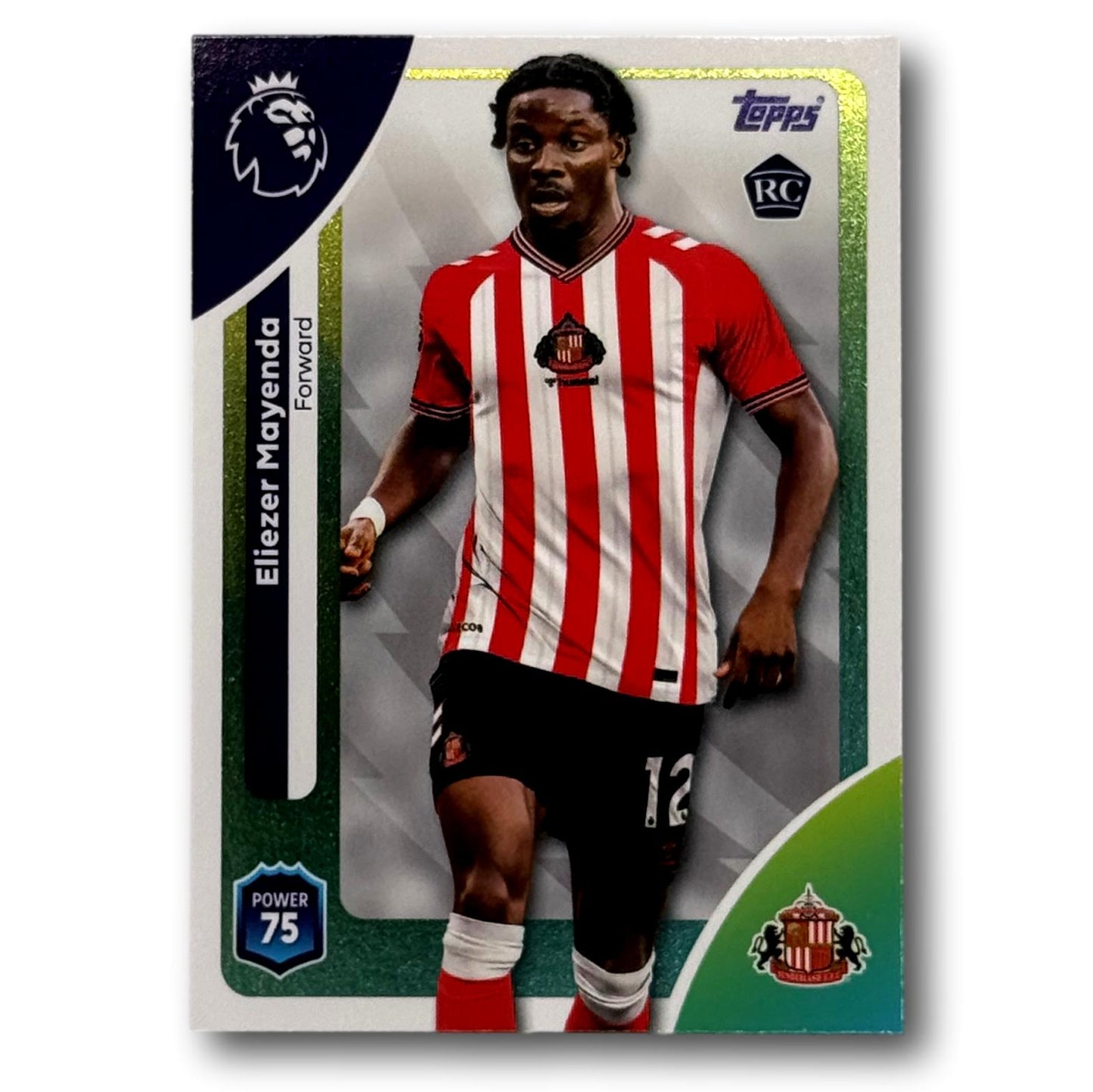 Topps Premier League 2025/26 - Carte de recrue - Eliezer Mayenda