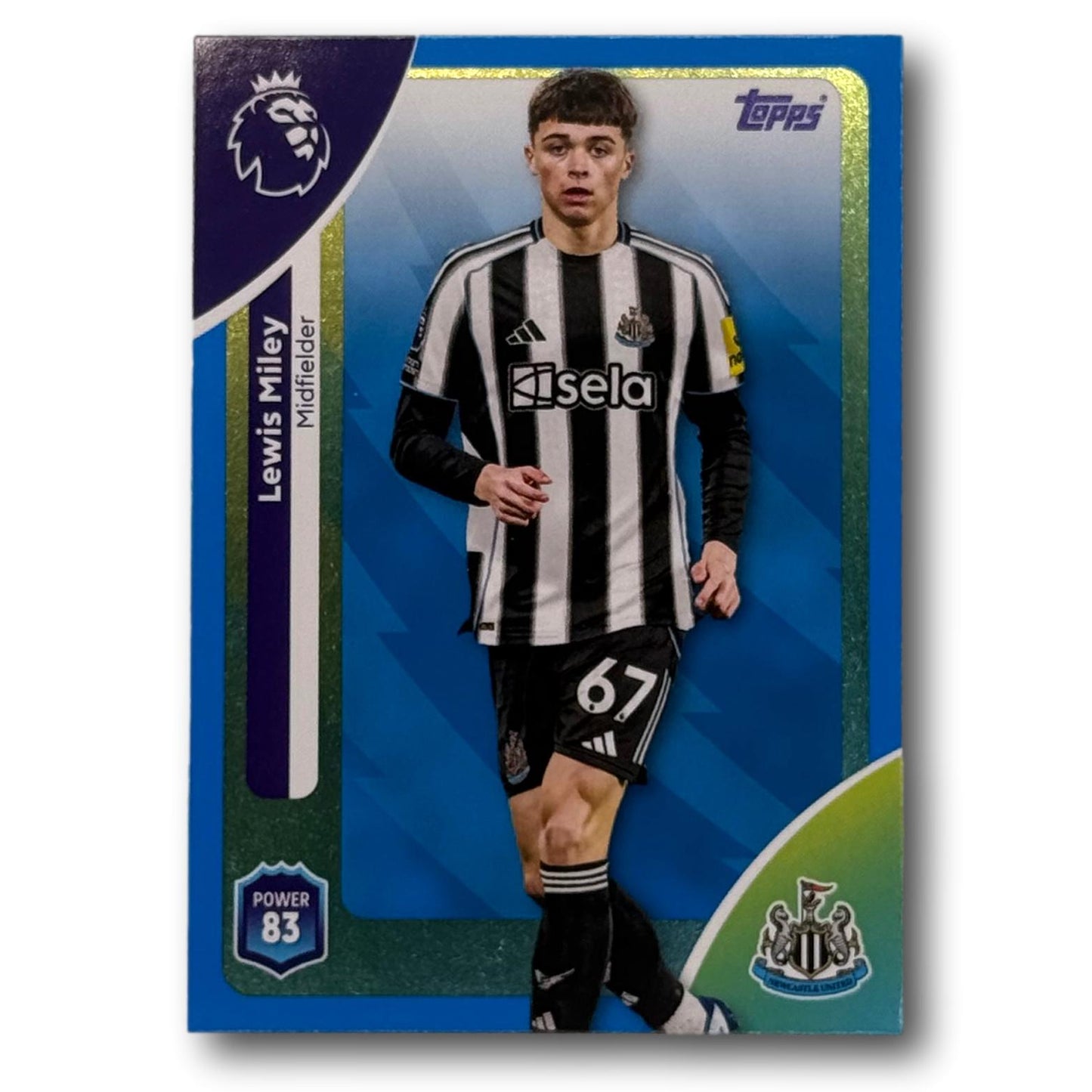 Topps Premier League 2025/26 - Blue Parallel - Lewis Miley