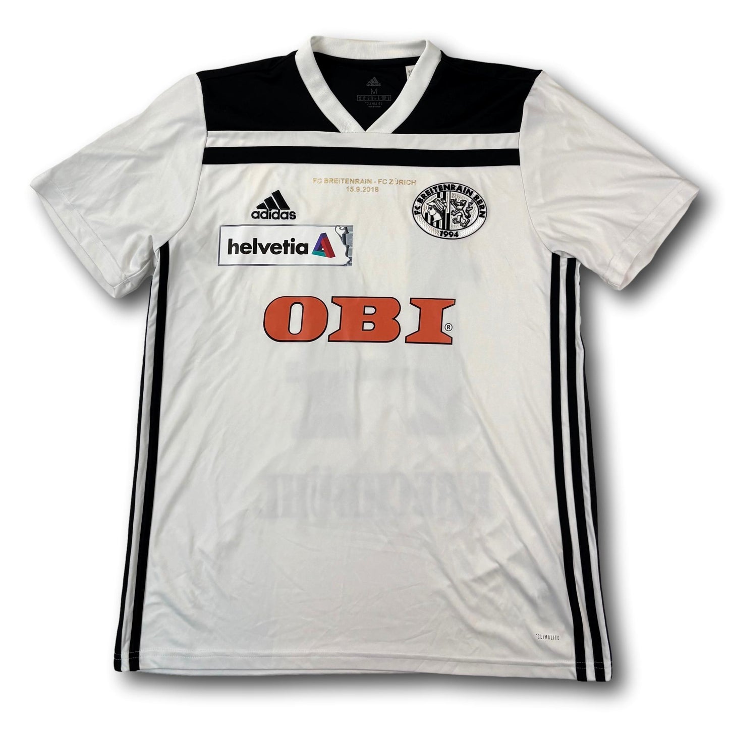 FC Breitenrain - 2018 - Matchworn - Domicile - M - adidas - Brechbühl #14