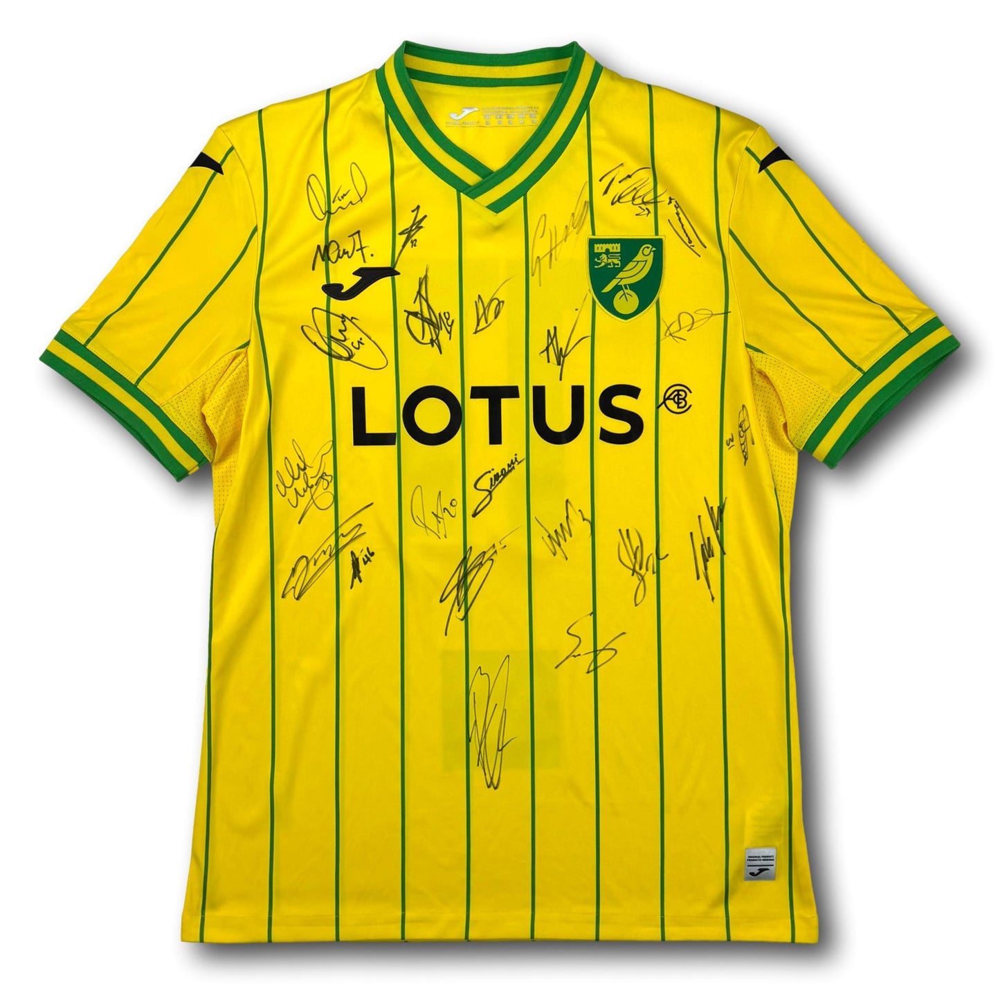 Norwich City - 2022-23 - Home - M - Joma - #11 - signed