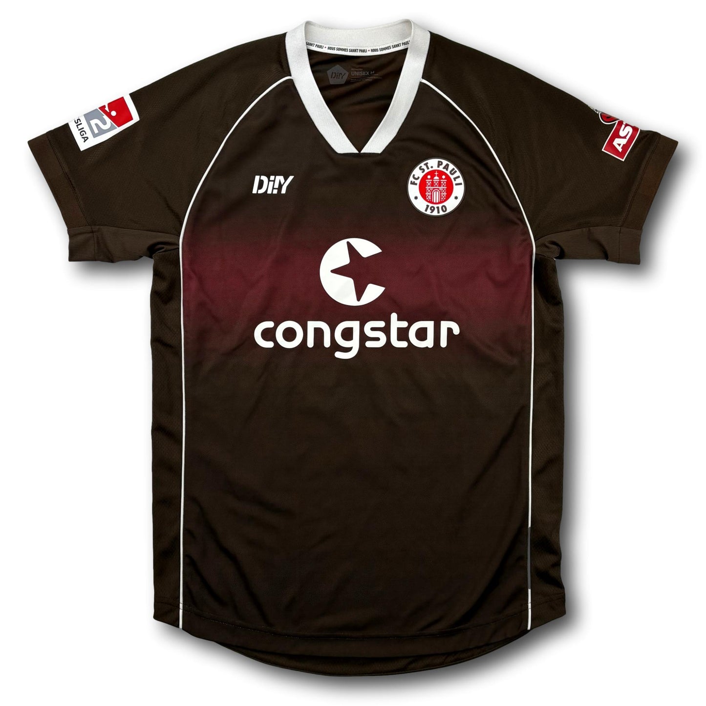 FC St. Pauli - 2023-24 - Porté en match - Domicile - M - Di!Y - Boukhalfa #13 - signé