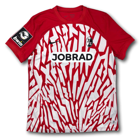 SC Fribourg - 2023-24 - Maillot porté en match - Domicile - XL - Nike - M. Breunig #29