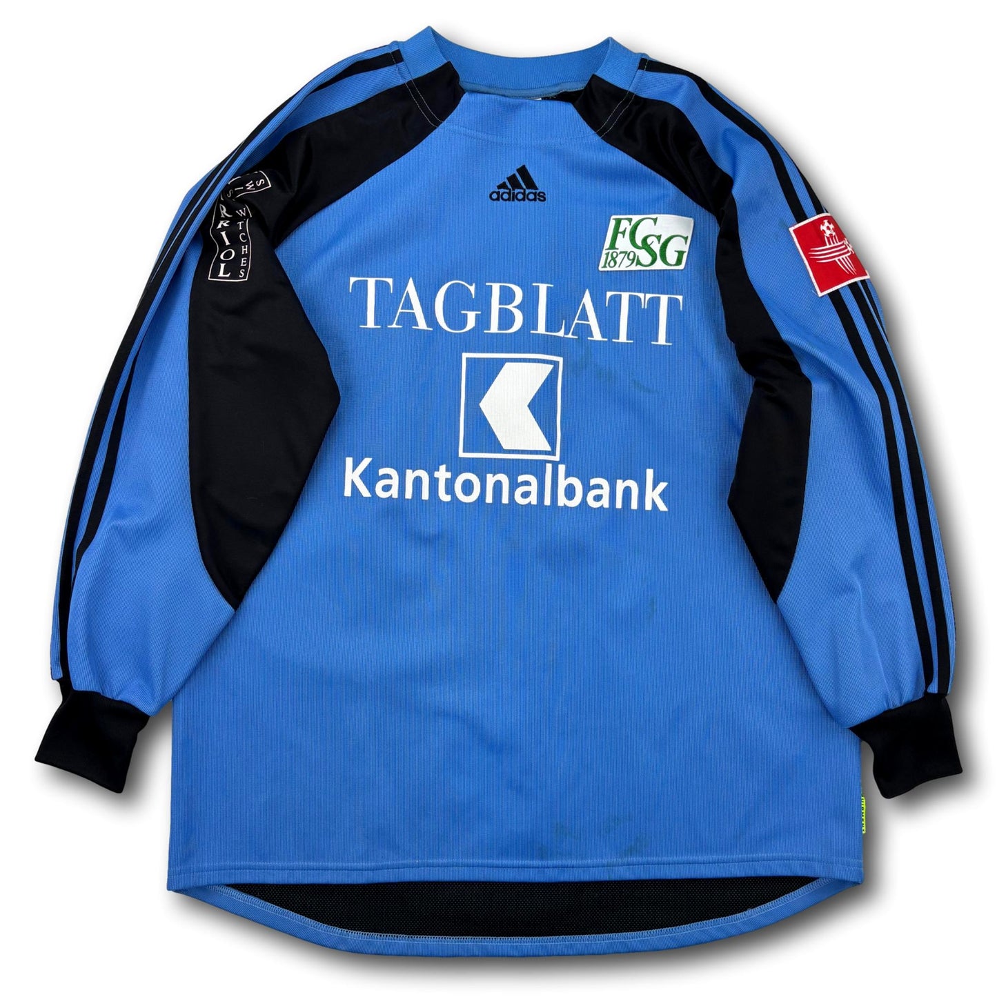 FC Saint-Gall - 1998-99 - Porté en match - Gardien de but - XL - adidas - Alder #18 - signé