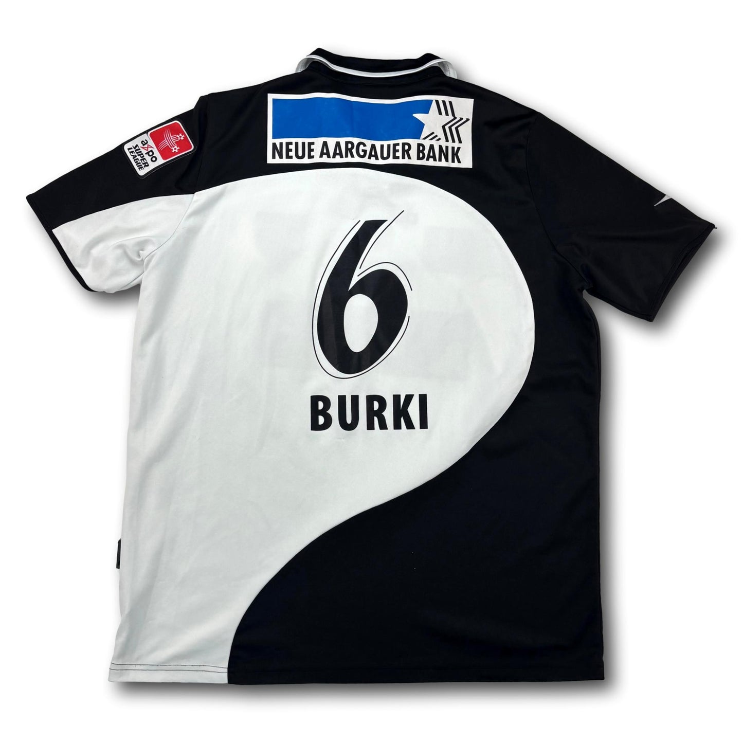 FC Aarau - 2009-10 - Tenue de match - Domicile - XL - Diadora - Burki #6