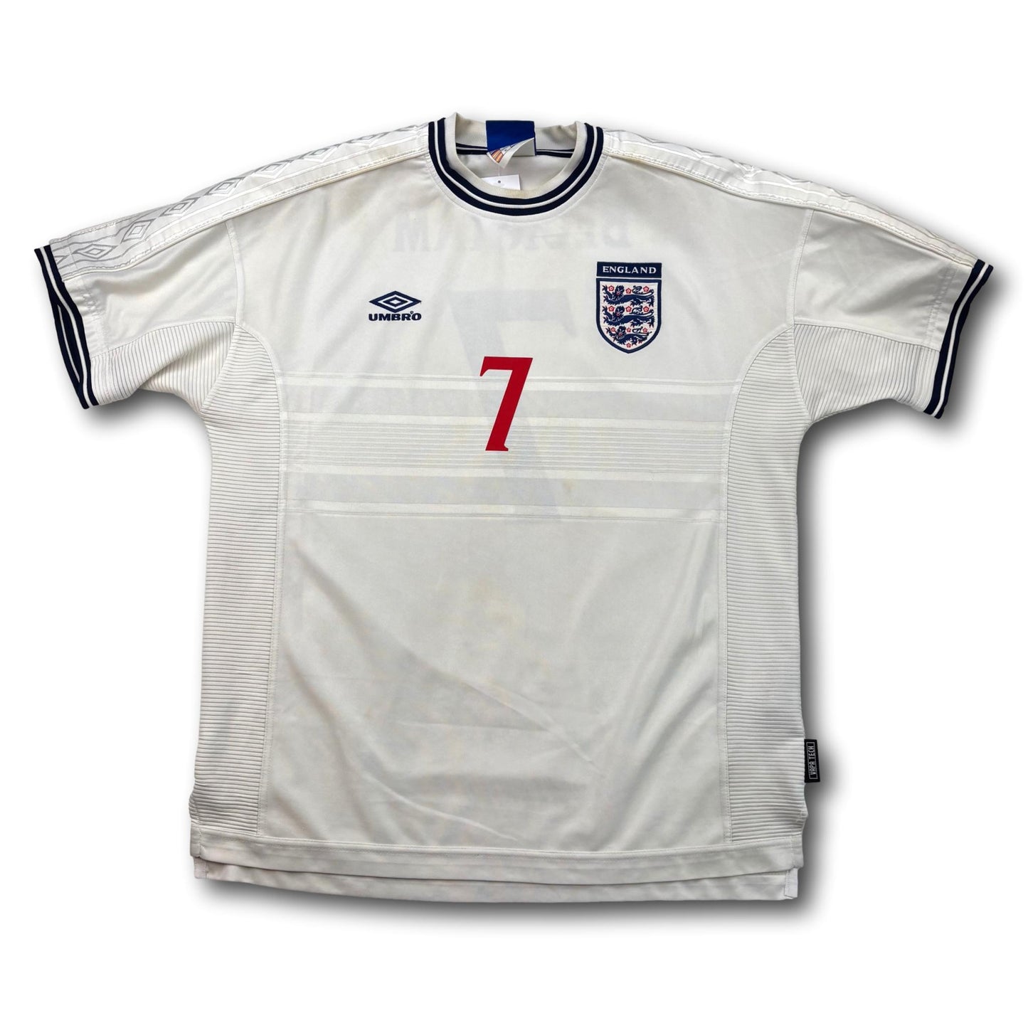 England - 1999-2001 - Home - XL - Umbro - Beckham #7