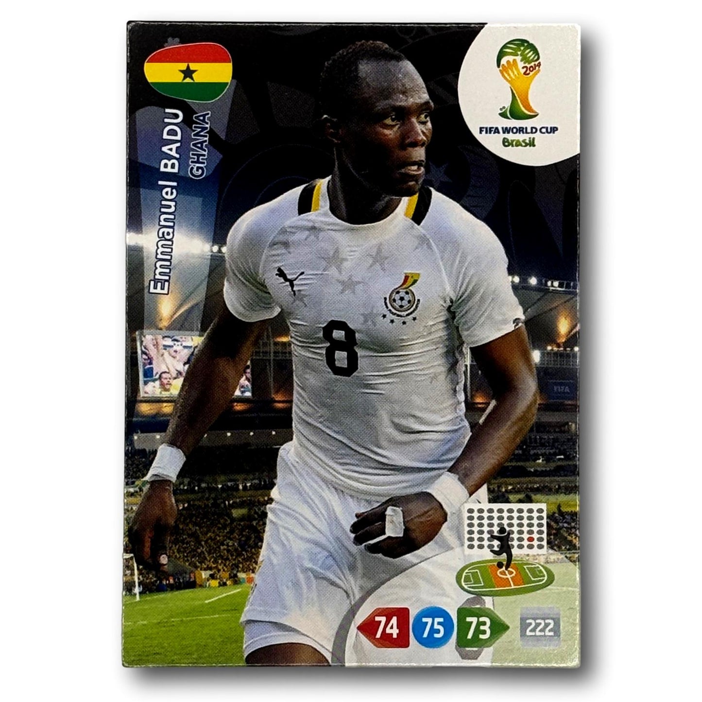 Adrenalyn FIFA Coupe du Monde 2014 - Emmanuel Badu