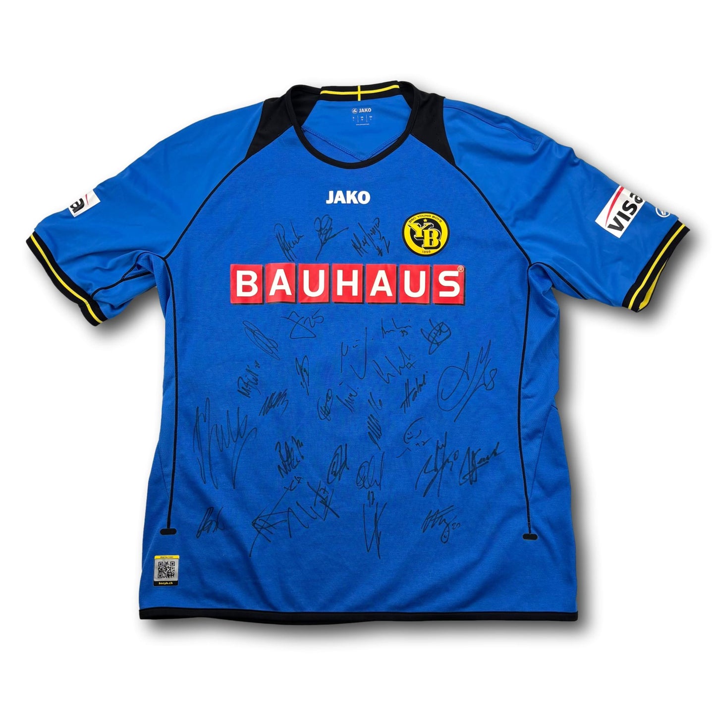 BSC Young Boys - 2012-13 - Extérieur - L - Jako - Nef #4 - signé