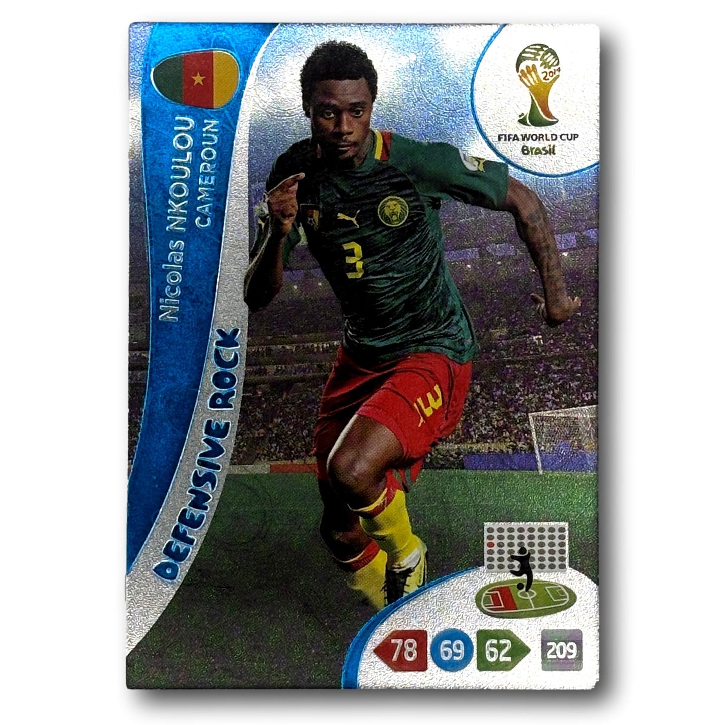 Adrenalyn FIFA World Cup 2014 - Roc défensif - Nicolas Nkoulou