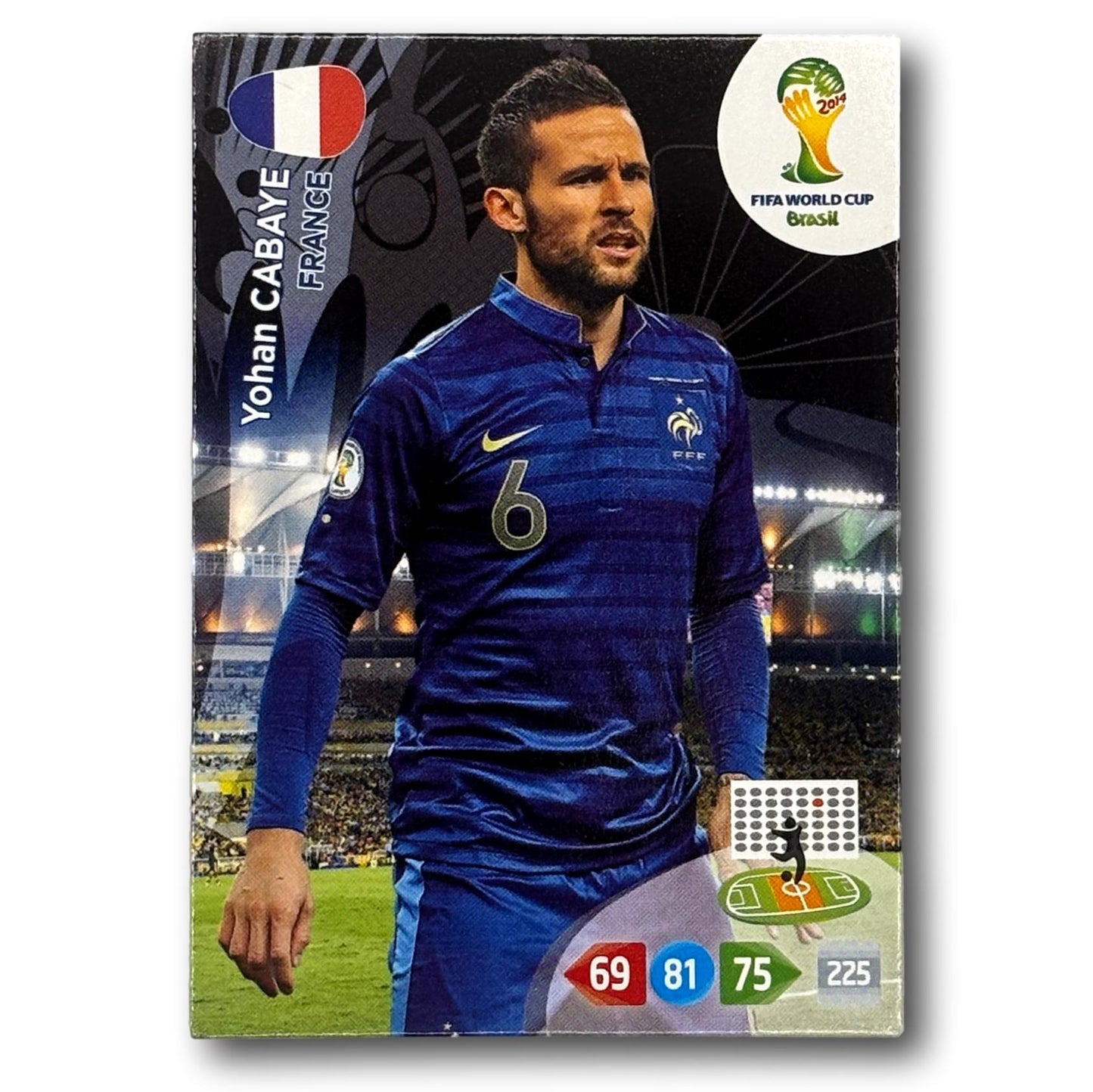 Adrenalyn FIFA Coupe du Monde 2014 - Yohan Cabaye