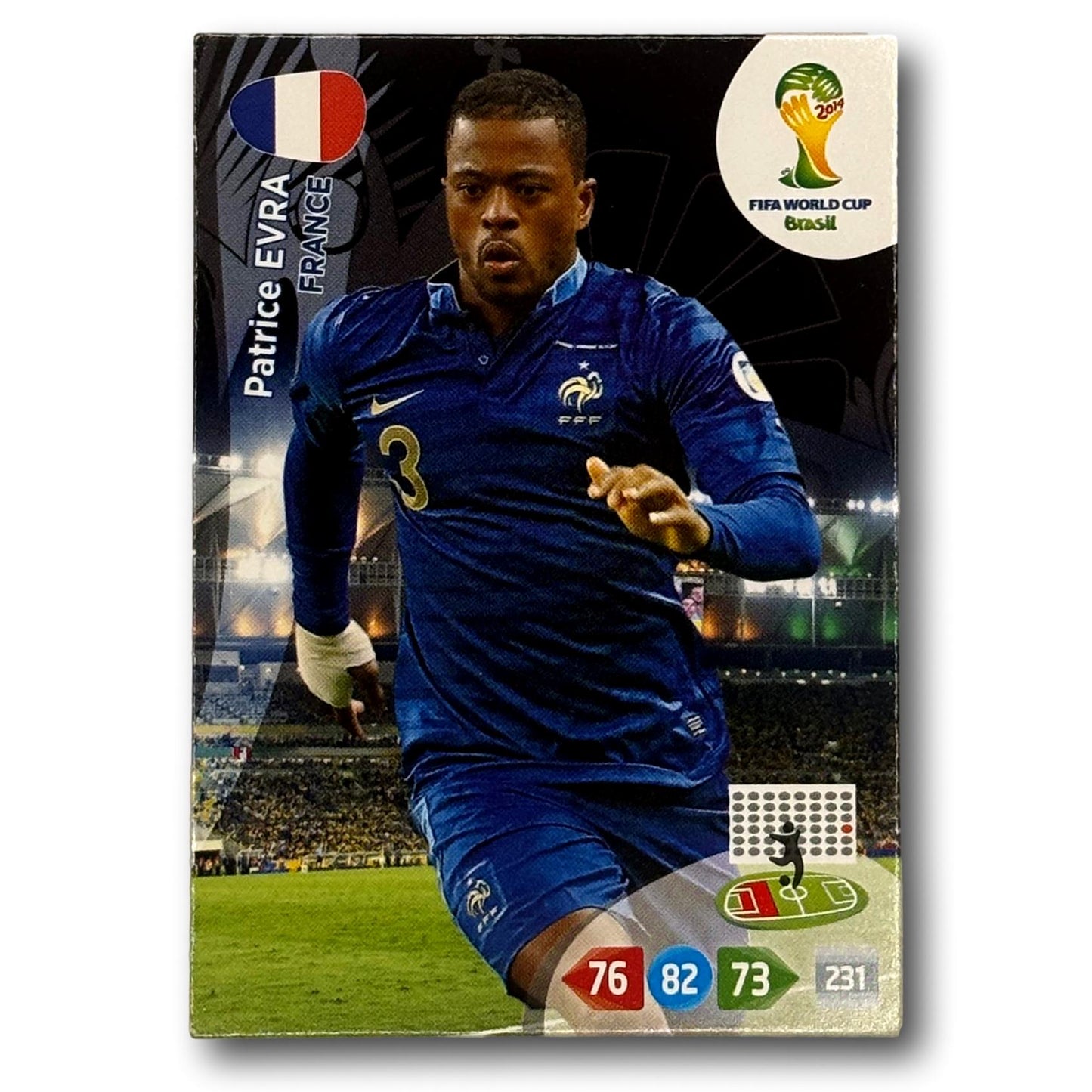 Adrenalyn FIFA Coupe du Monde 2014 - Patrice Evra