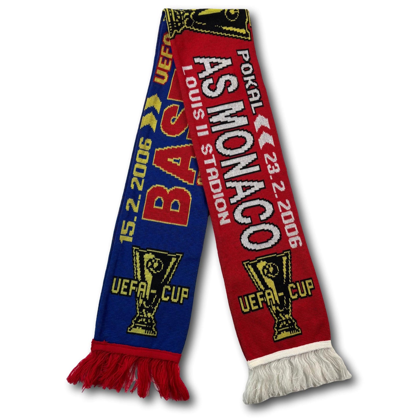 Écharpe de supporters AS Monaco / FC Bâle - Coupe UEFA 2006