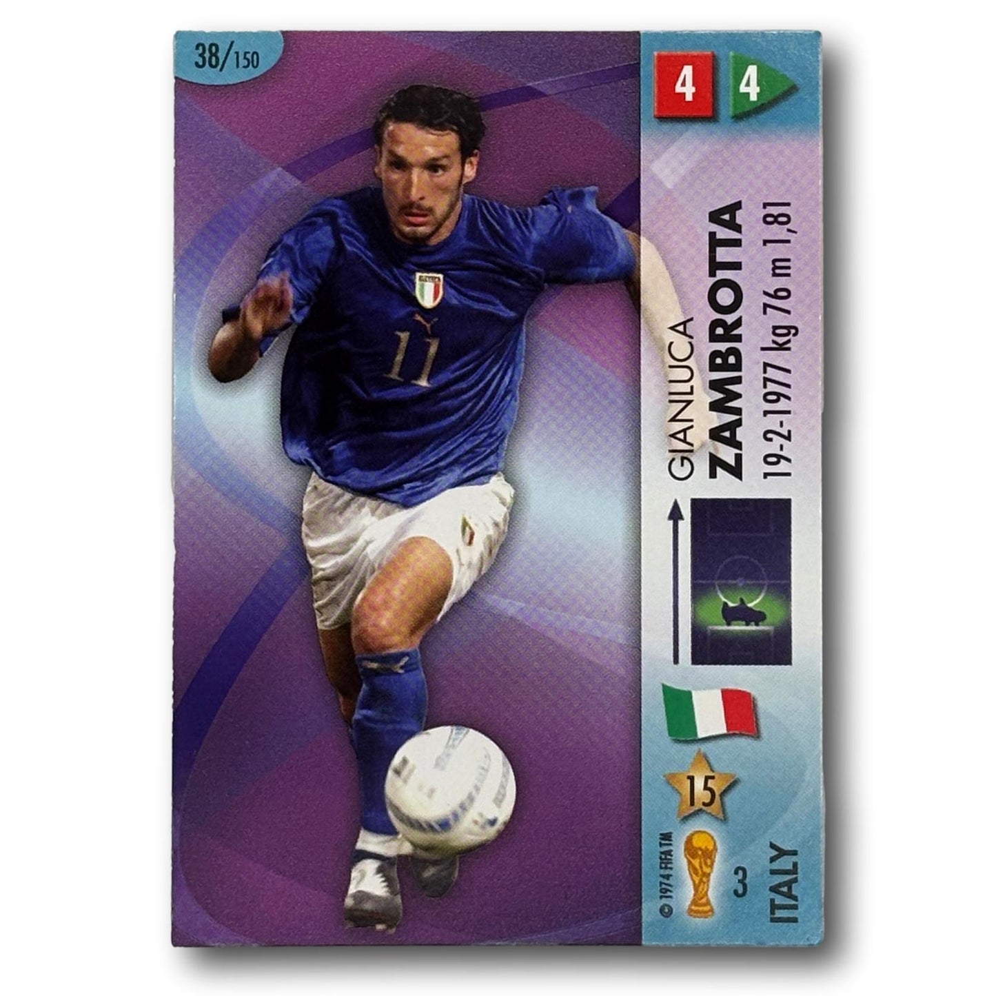 Panini FIFA World Cup 2006 - Gianluca Zambrotta
