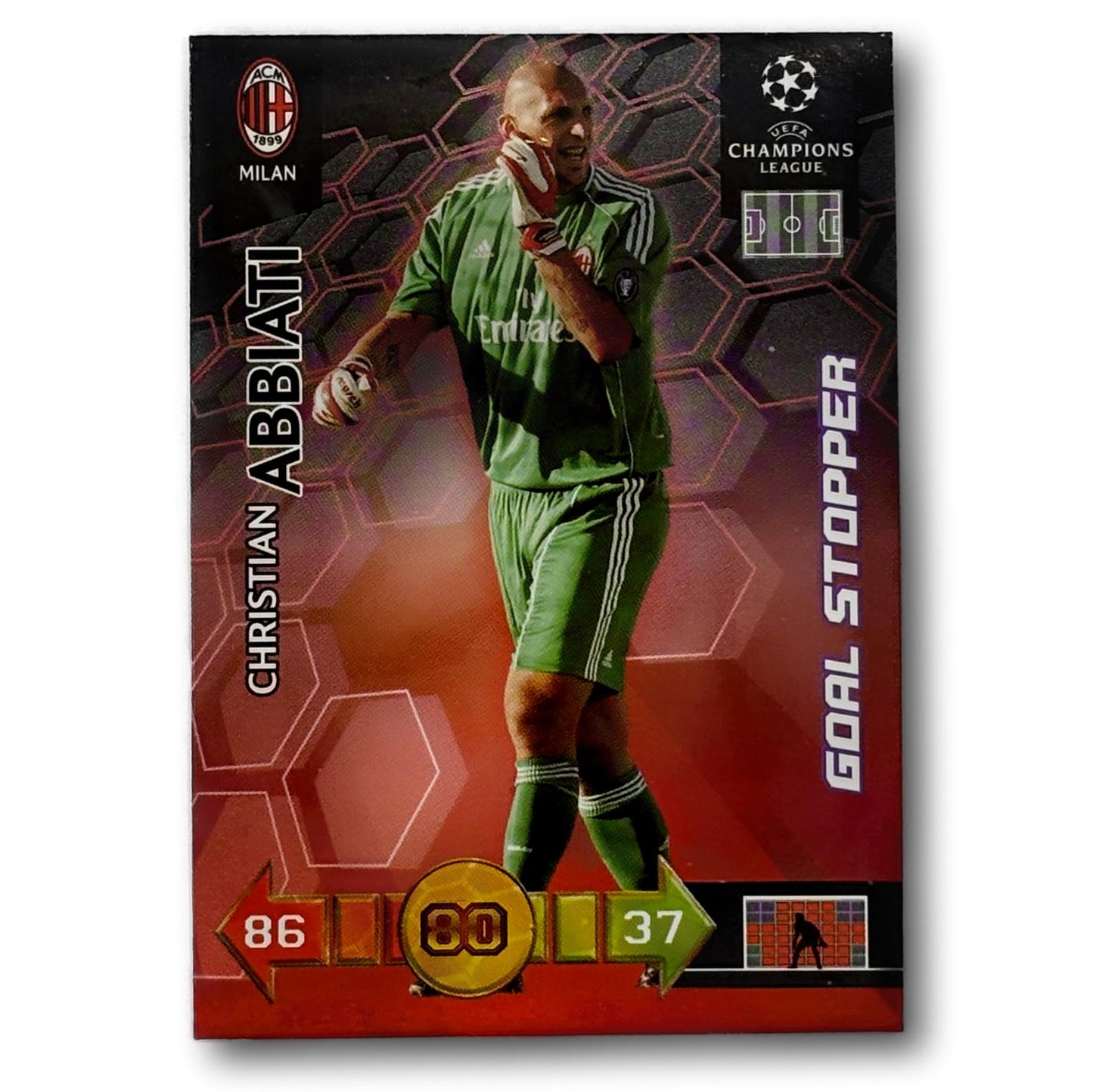 Adrenalyn Champions League 2010/11 - Gardien de but - Christian Abbiati