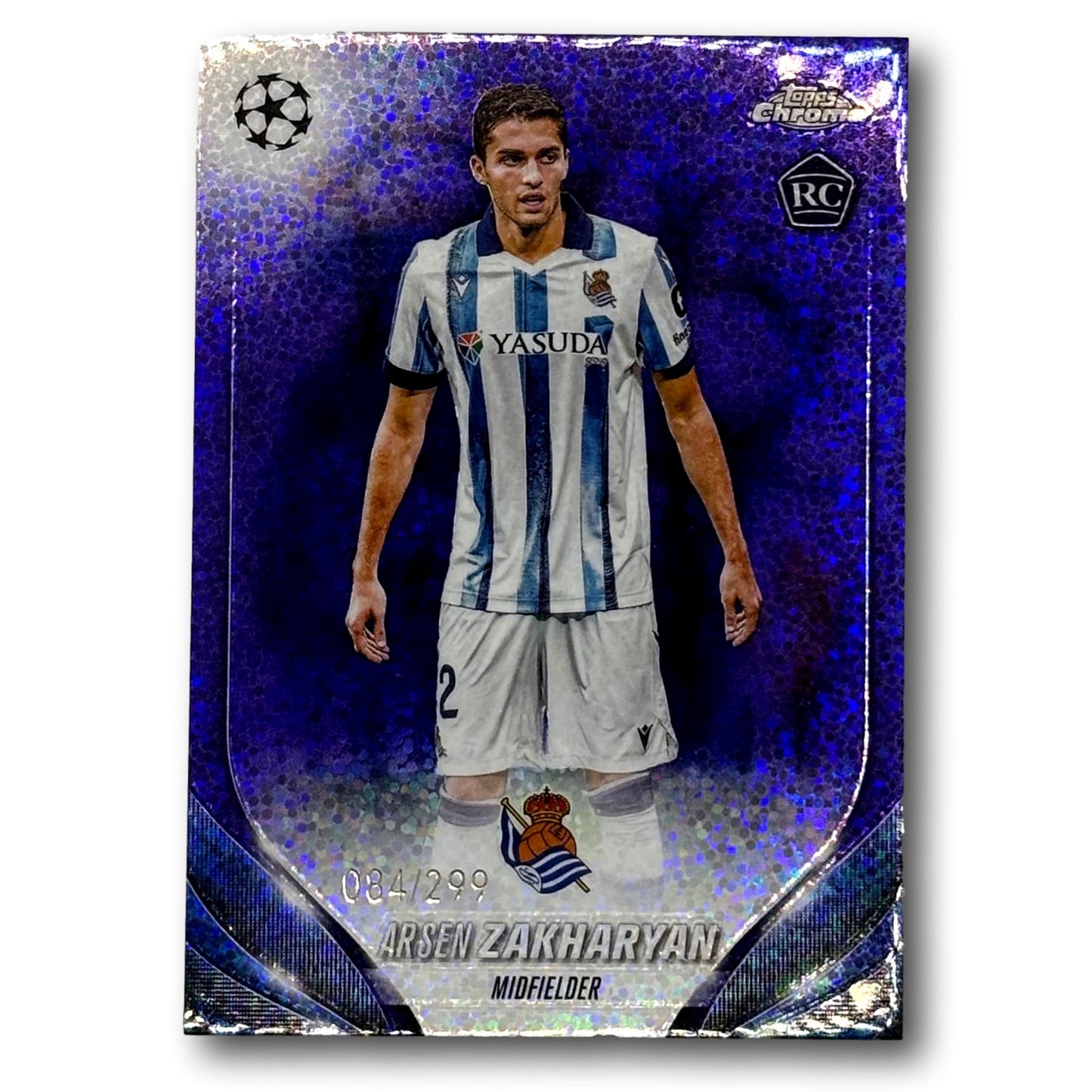 Topps Chrome 2023/24 - Rookie Card / Midfielder - Arsen Zakharyan - No. 084/299