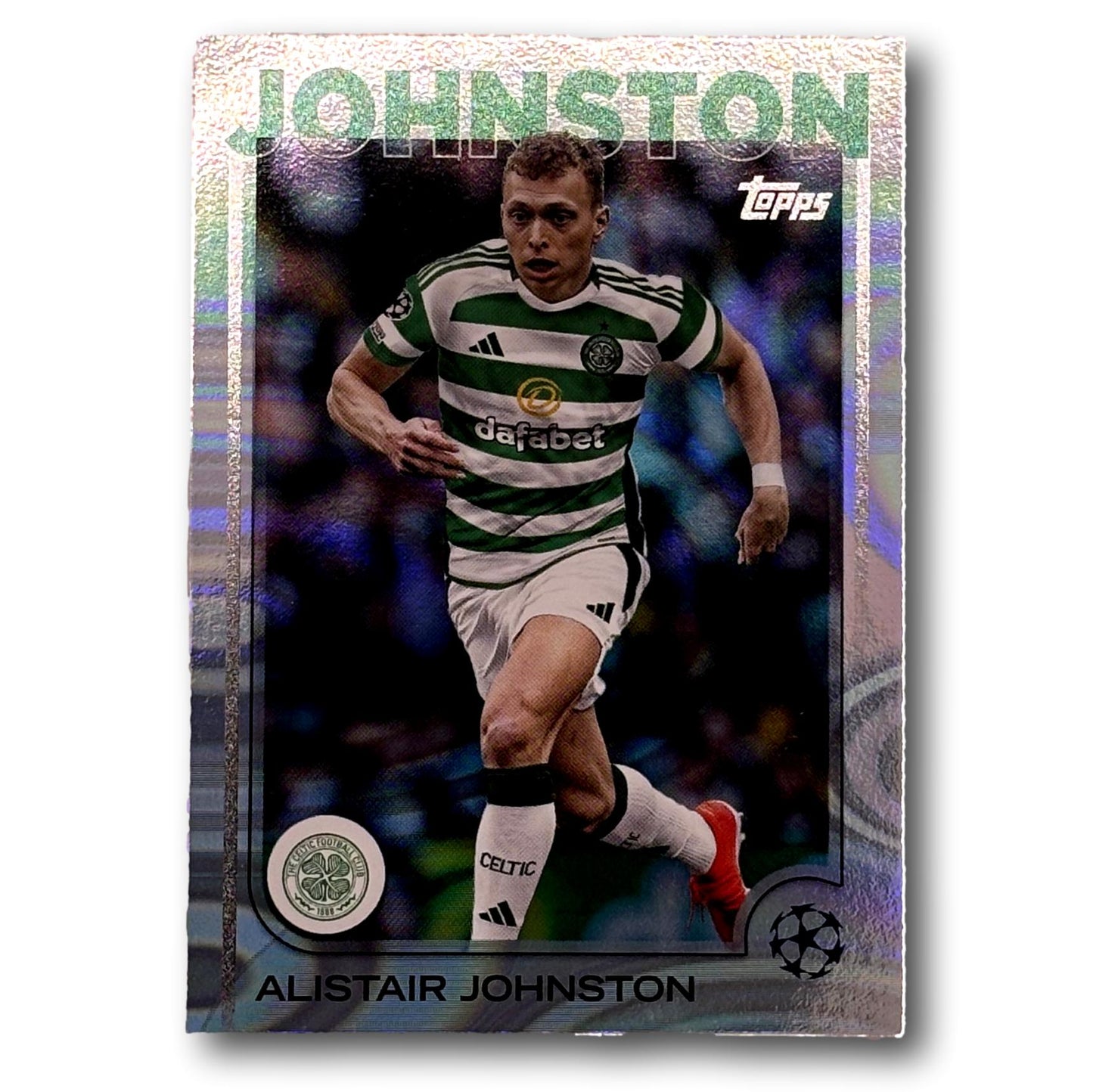 Topps UEFA Club Competitions 2024/25 - Rain Drops - Alistair Johnston