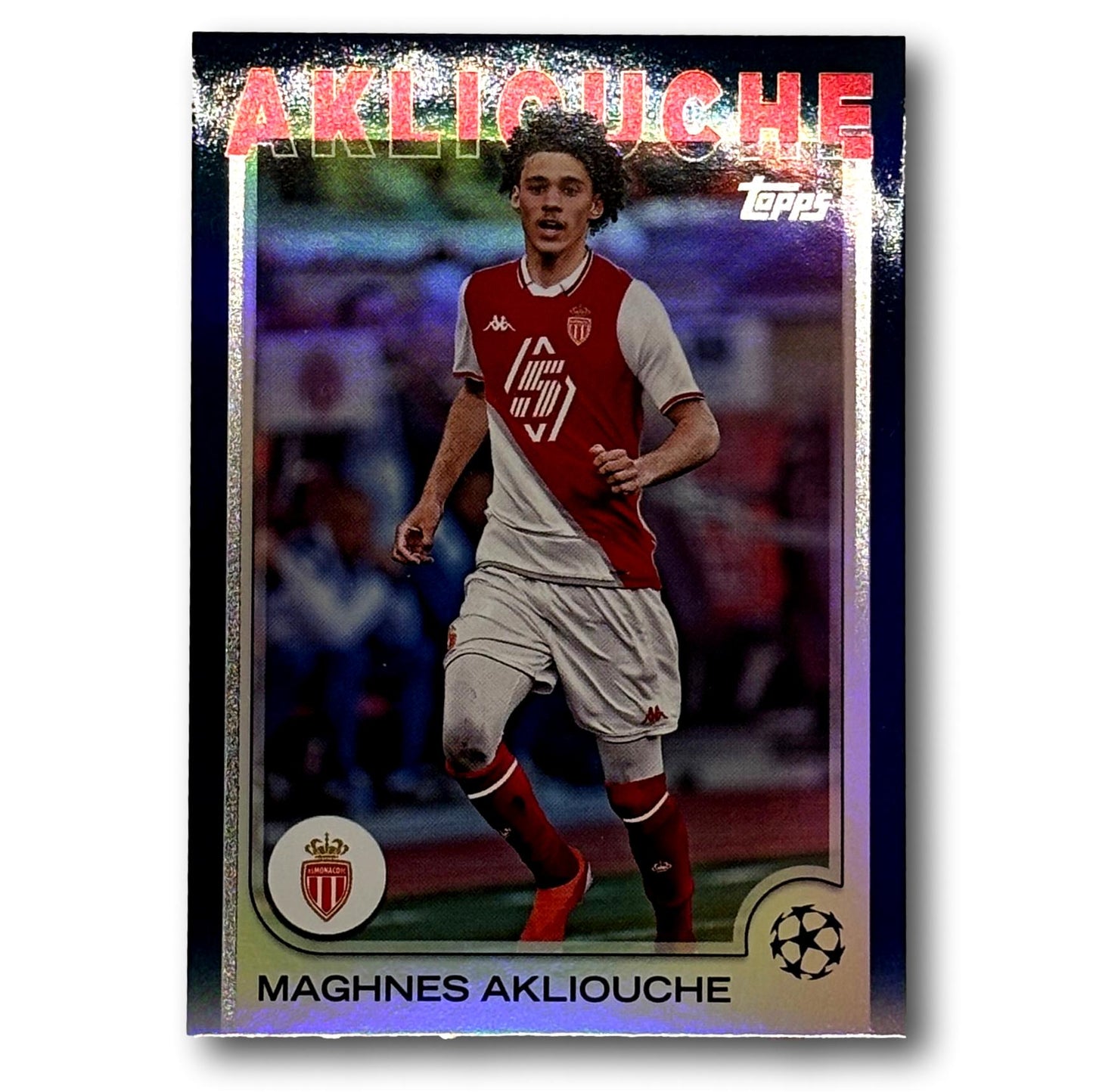 Topps UEFA Club Competitions 2024/25 - Black FlowFractor - Maghnes Akliouche